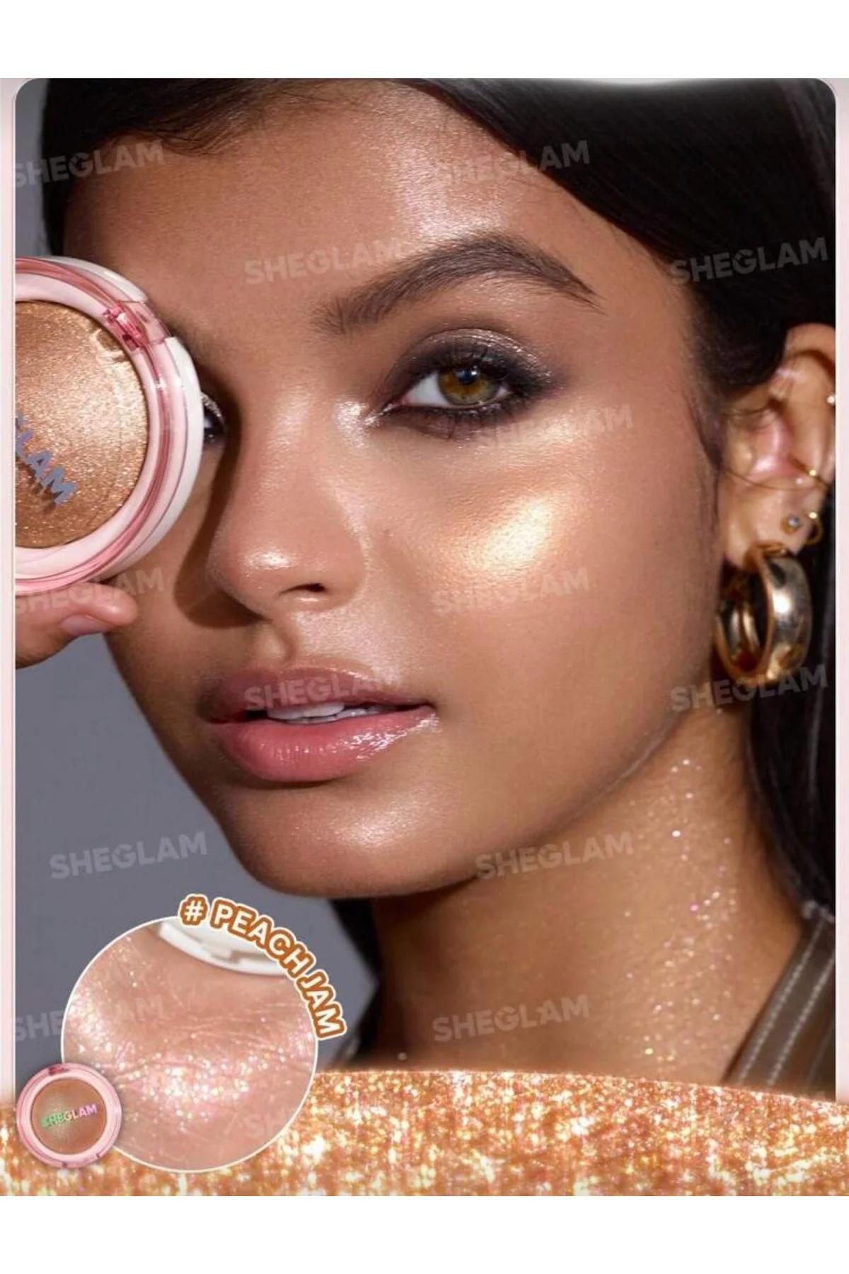 Glowchi Bouncy Highlighter-PEACH JAM