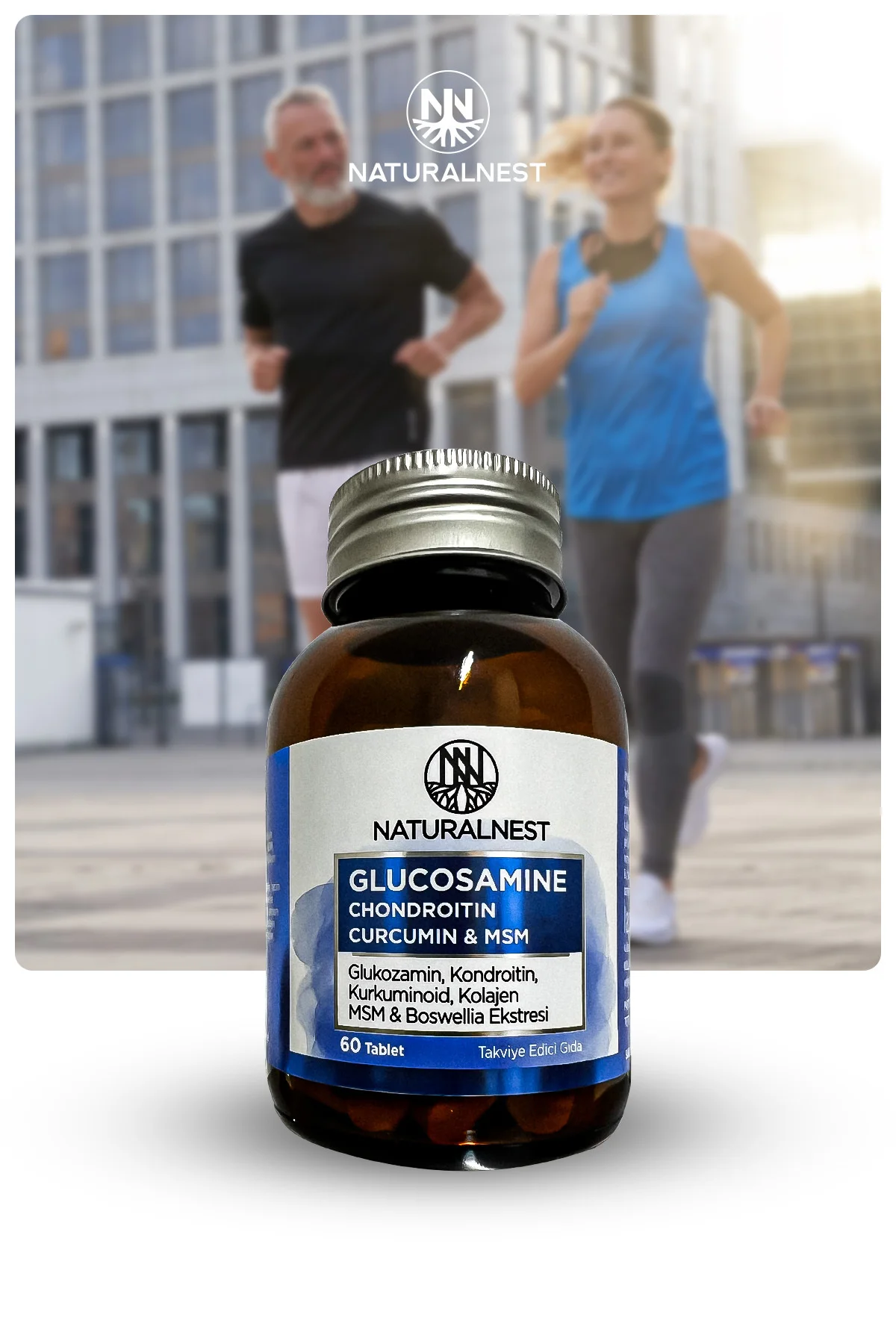 Glucosamine Chondroitin Curcumin & Msm — 60 Tablet