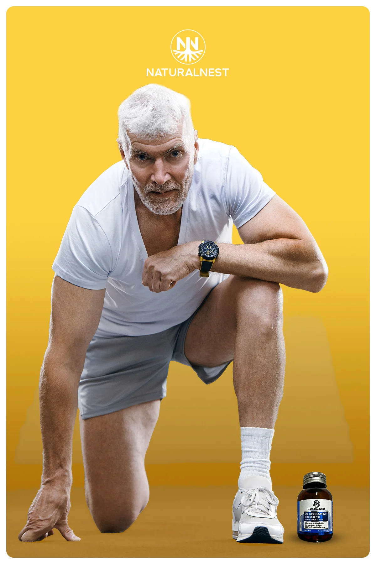 Glucosamine Chondroitin Curcumin & Msm — 60 Tablet