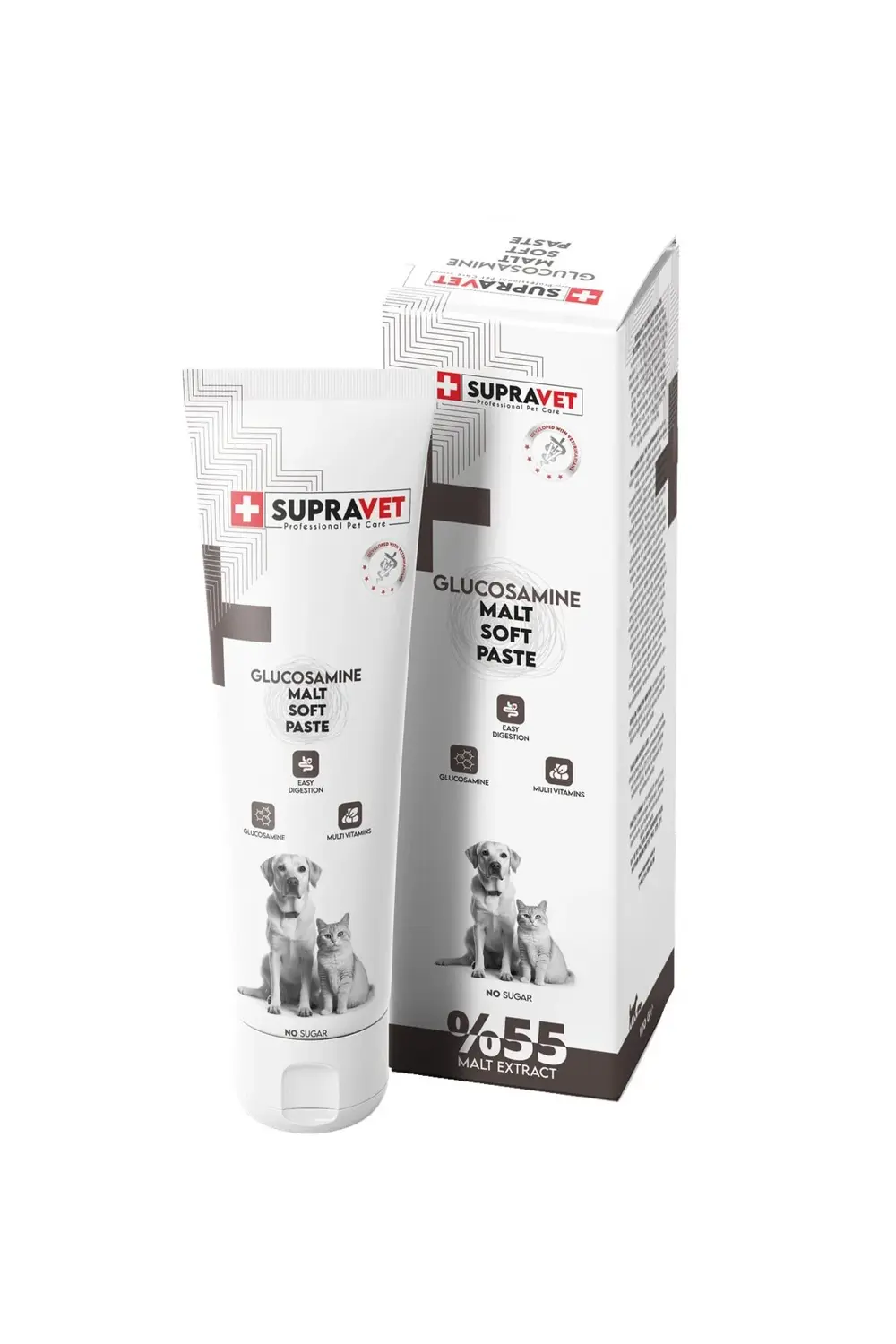 Supravet Glucosamine Kedi Ve Köpek Eklem Ve Kas Destekleyici Malt Paste Tr