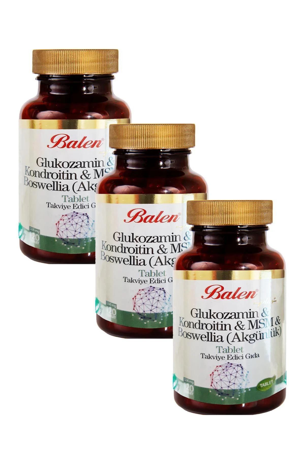 Glukozamin Kondroitin Msm Boswelia 1200 Mg 120 Tab. 3 Adet