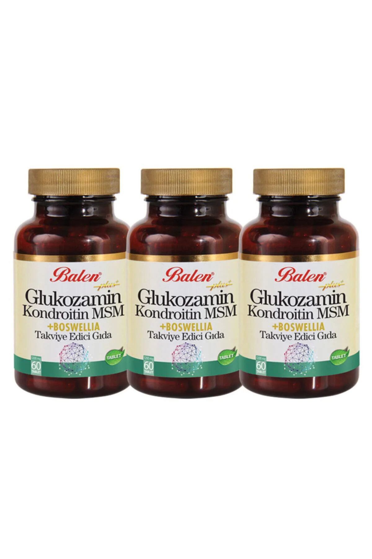 Glukozamin Kondroitin Msm Boswelia Tablet 60 - 1200 Mg X 3 Adet