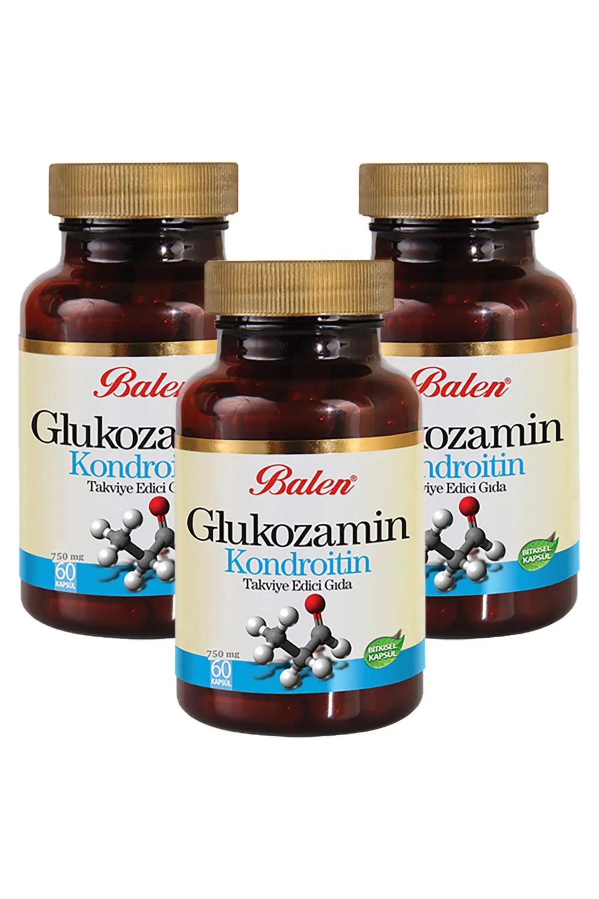 Glukozamin Kondroitin 675 Mg 60 Kapsül 3 Adet