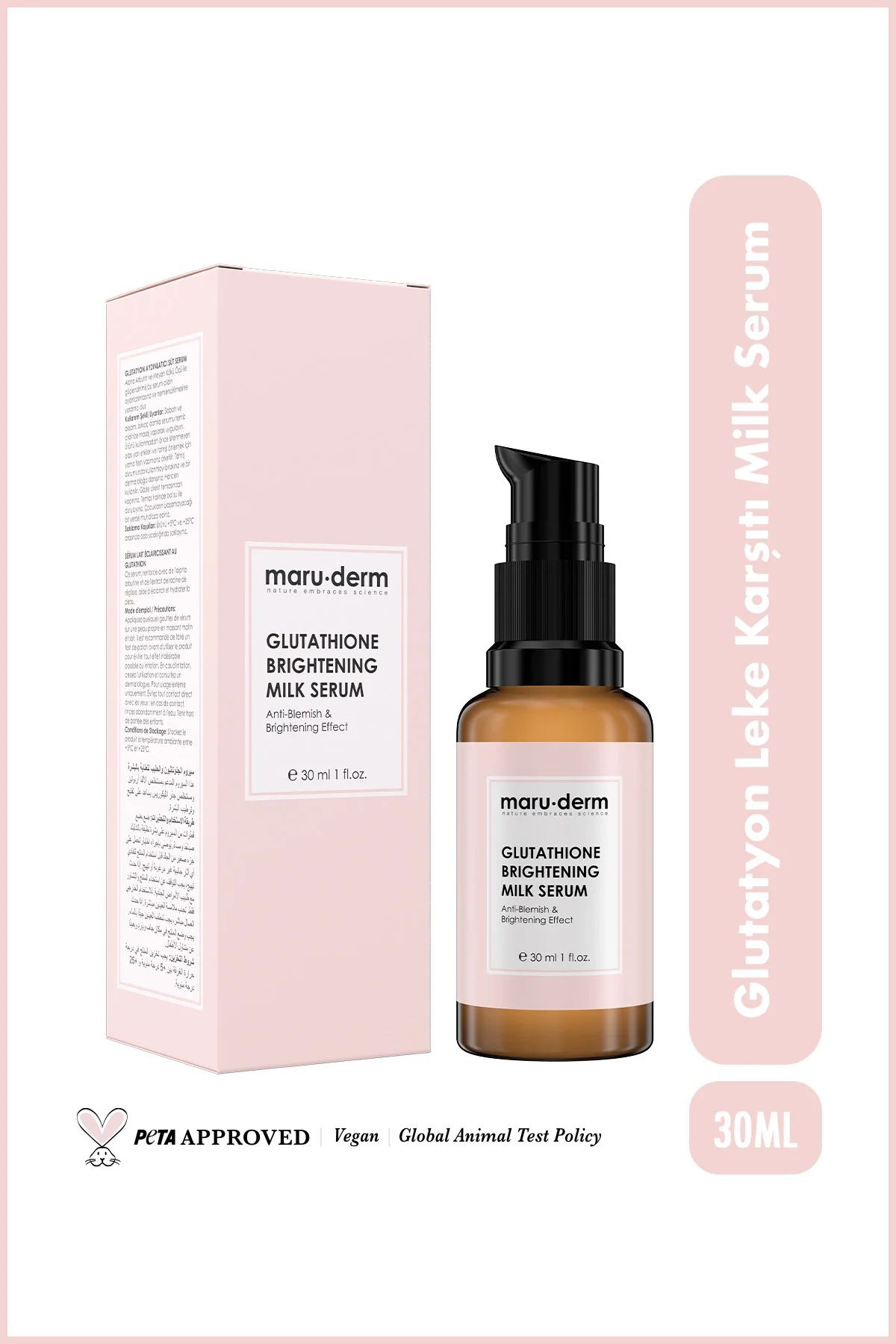 Glutatyon Beyazlatıcı & Leke Karşıtı Milk Serum 30 ML