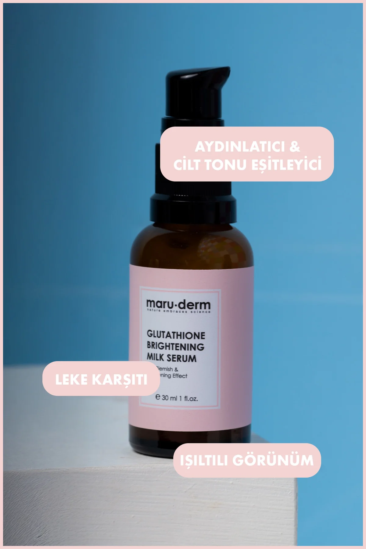 Glutatyon Beyazlatıcı & Leke Karşıtı Milk Serum 30 ML