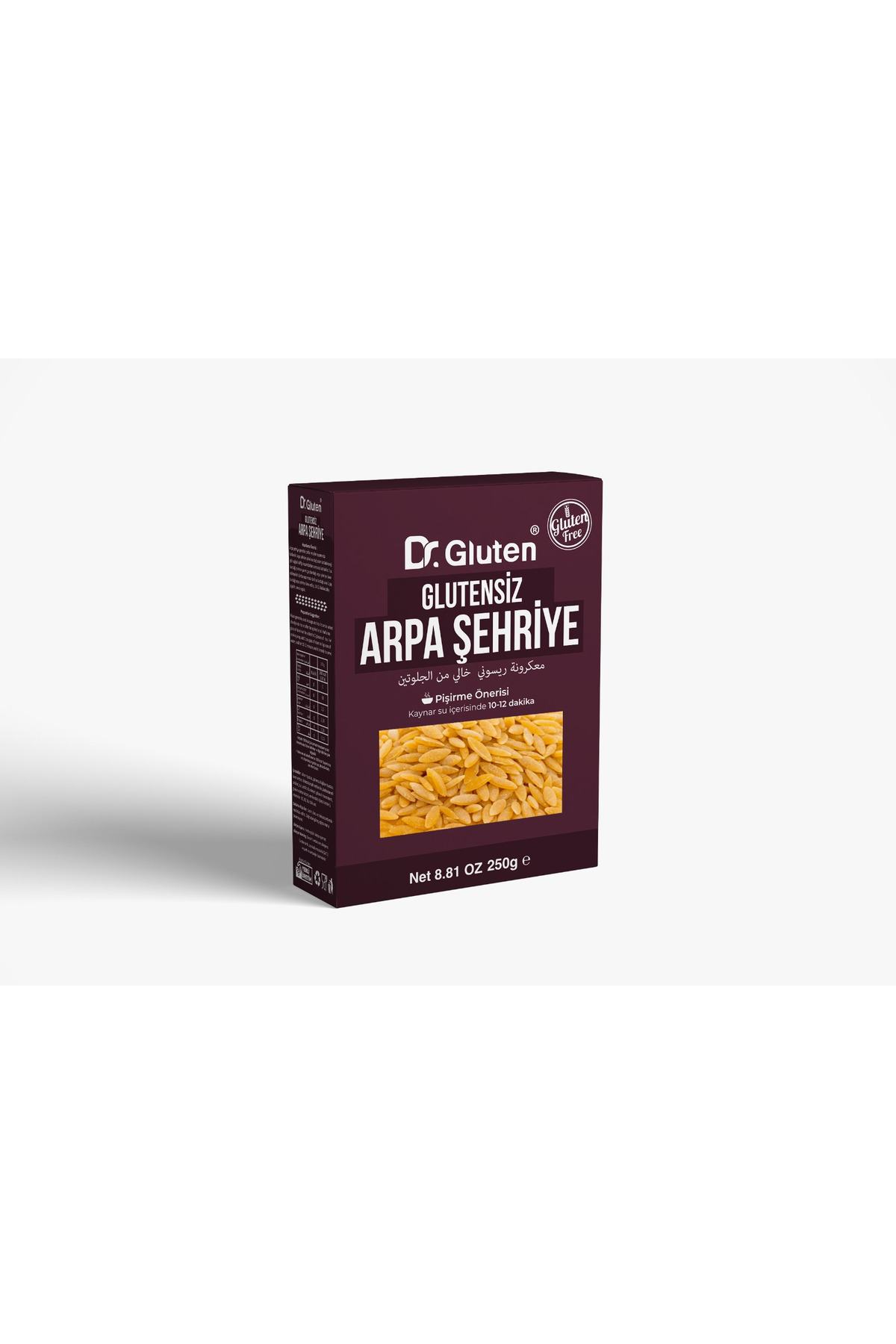 Dr.Gluten Glutensiz Arpa Şehriye 250 G