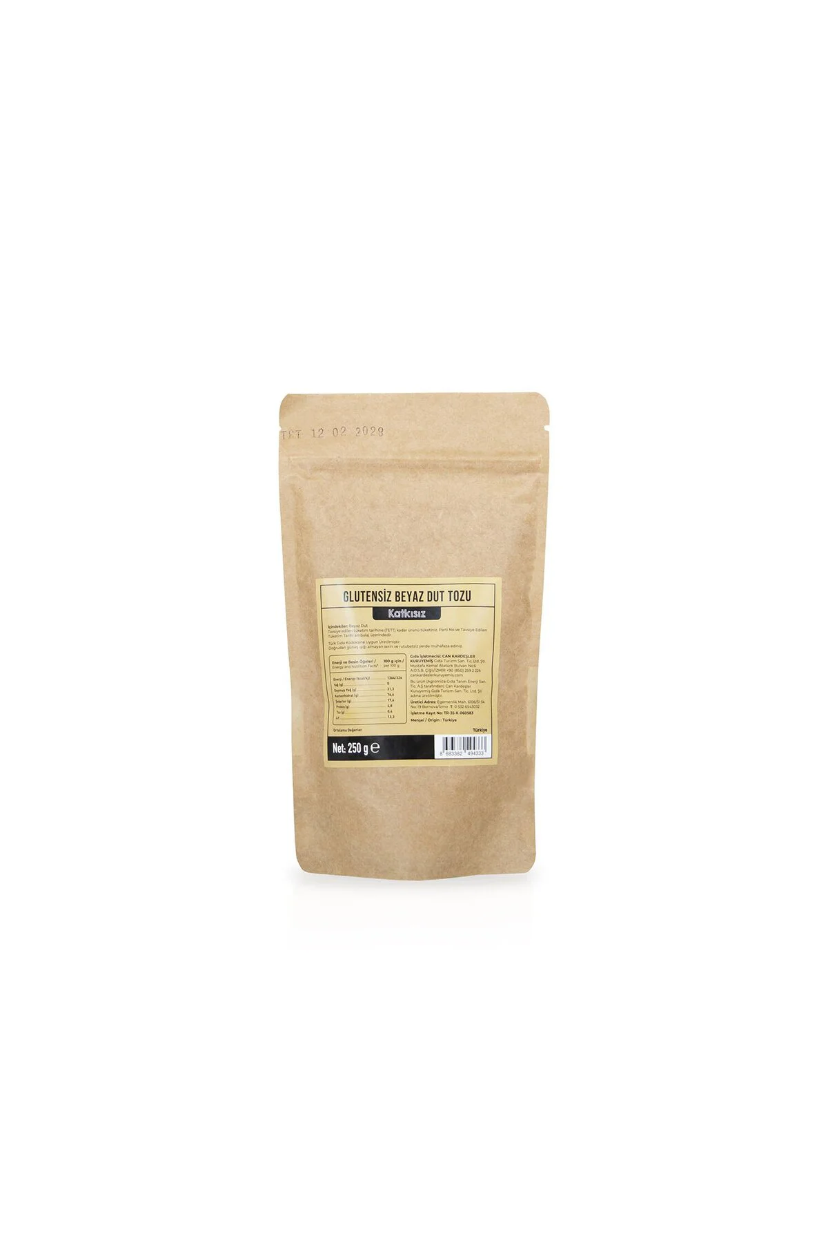 Glutensiz Beyaz Dut Tozu 250 g Glutensiz Beyaz Dut Tozu 250 g - Görsel 2