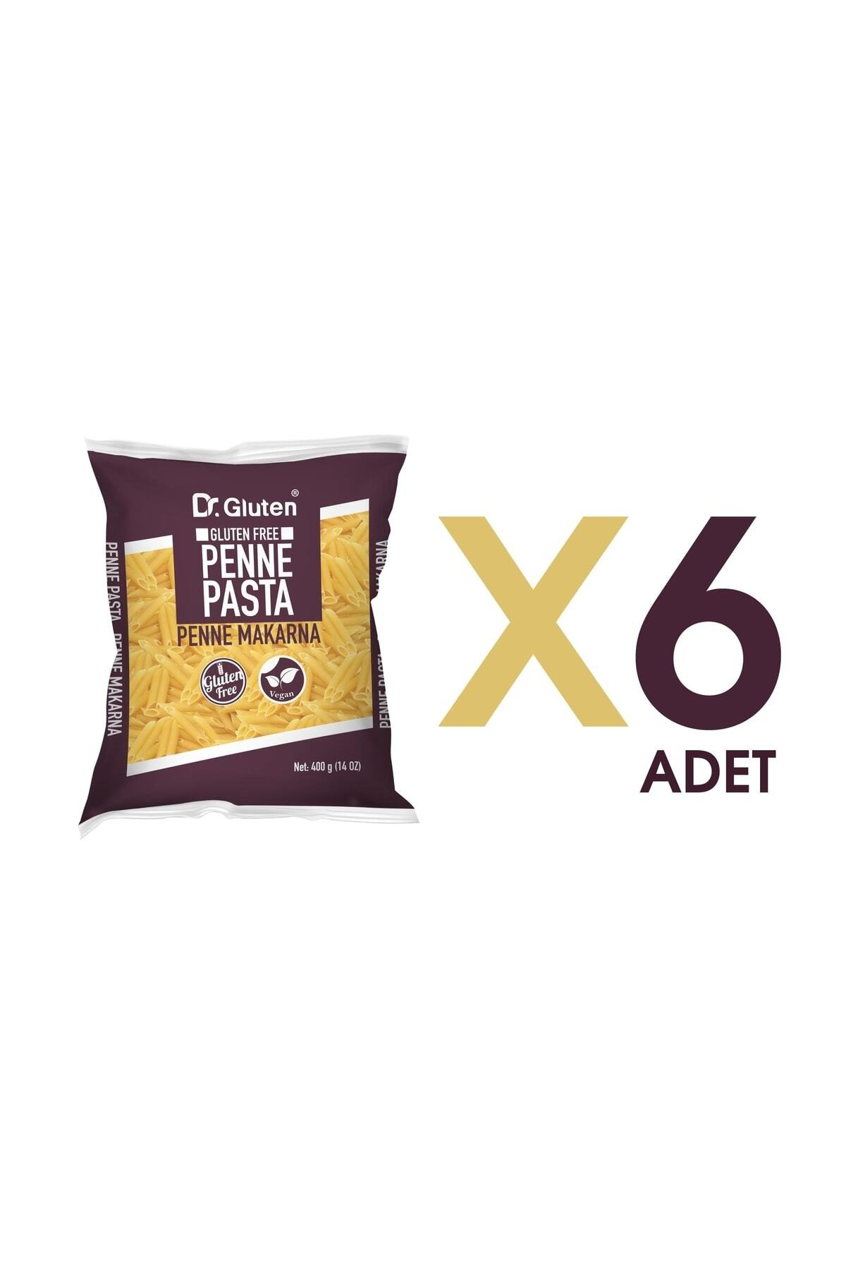 Dr.Gluten Glutensiz Boru Makarna 6'Lı Set (Penne) 400 Gr X 6 Adet
