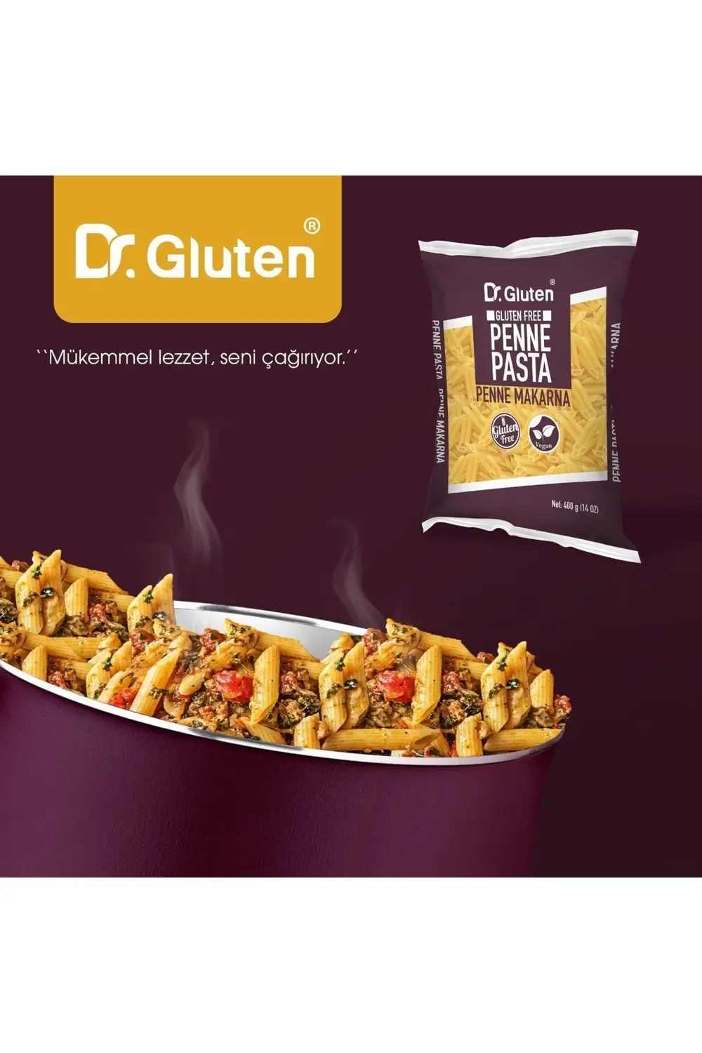 Glutensiz Burgu & Boru Makarna 6' lı Set 400 Gr  3 + 3 ADET (Fusi