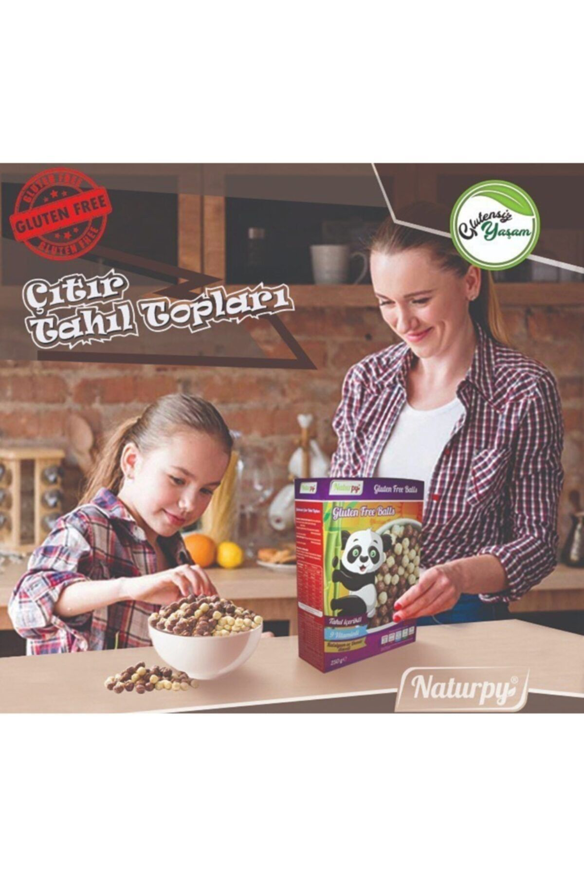 Glutensiz Çıtır Tahıl Topları 250 g