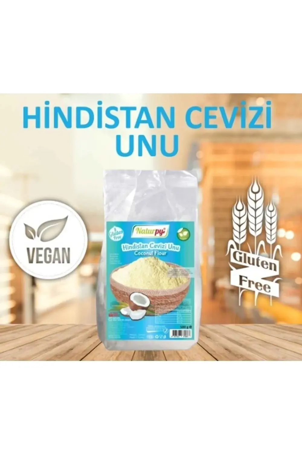 Glutensiz Hindistan Cevizi Unu 500 G