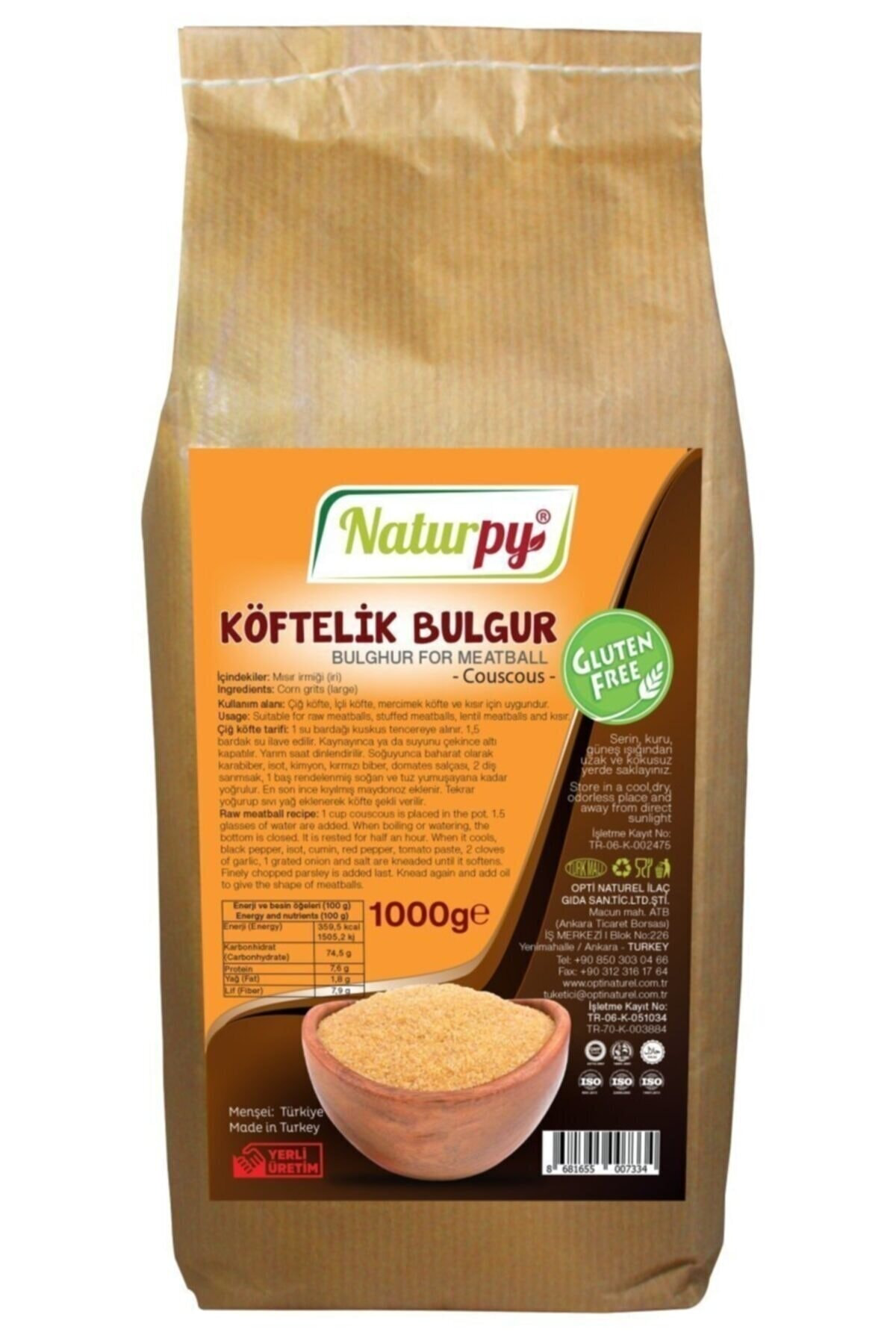 Glutensiz Köftelik Bulgur (kuskus) 1000 Gr