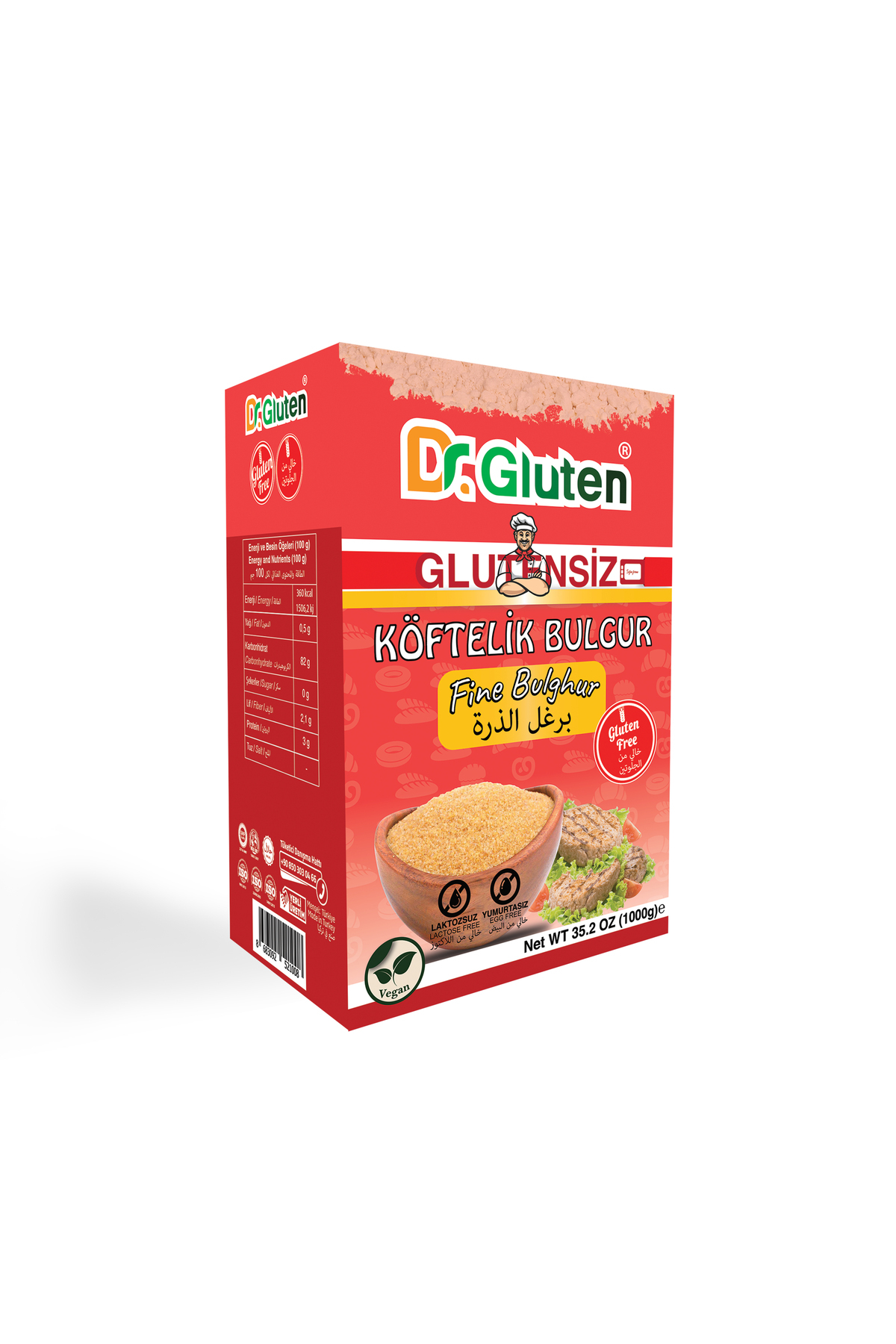 Glutensiz Köftelik Bulgur (FINE BULGHUR) 1000 Gr.