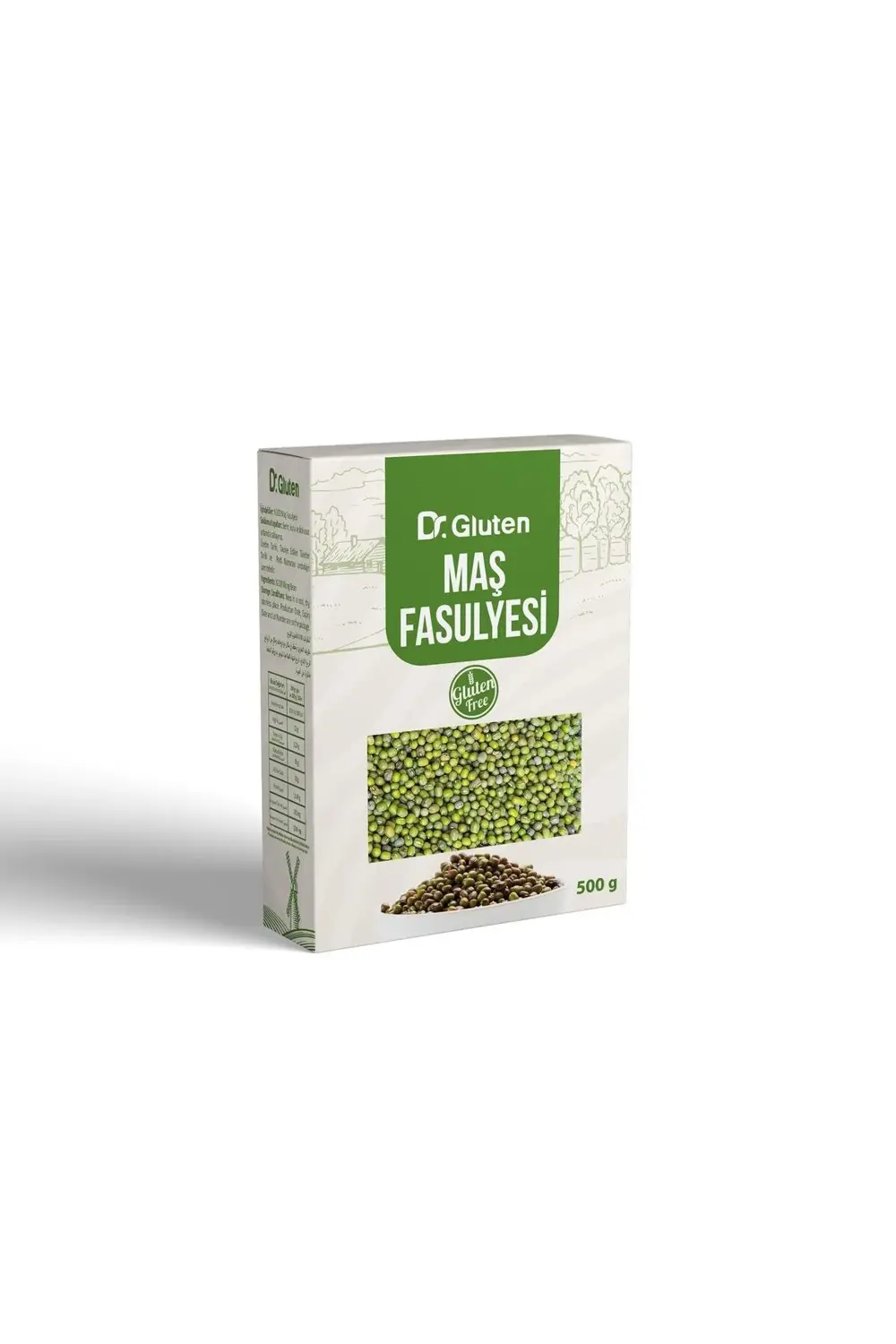 Dr.Gluten Glutensiz Maş Fasulyesi 500 Gr Gluten Free Vegan
