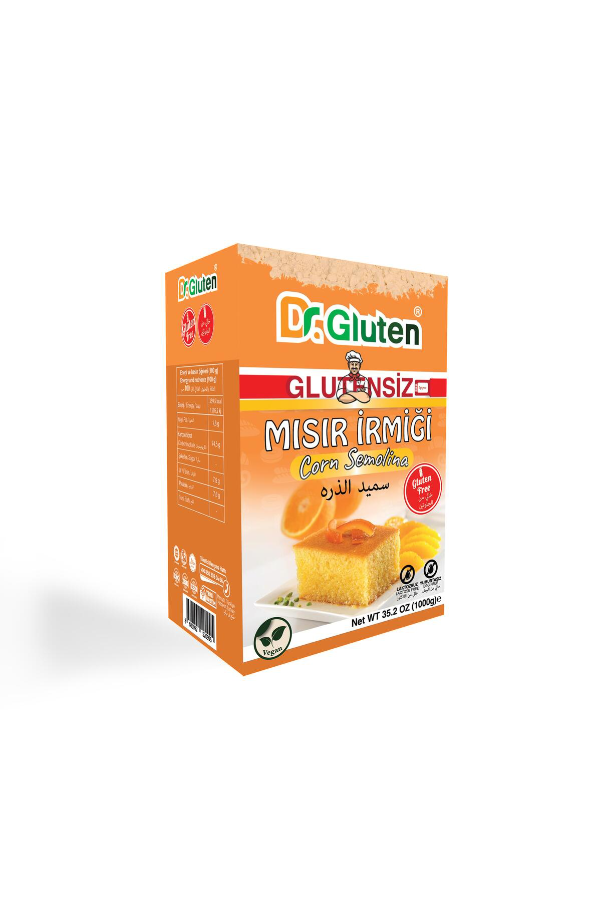 GLUTENSİZ MISIR İRMİĞİ 1000 GR