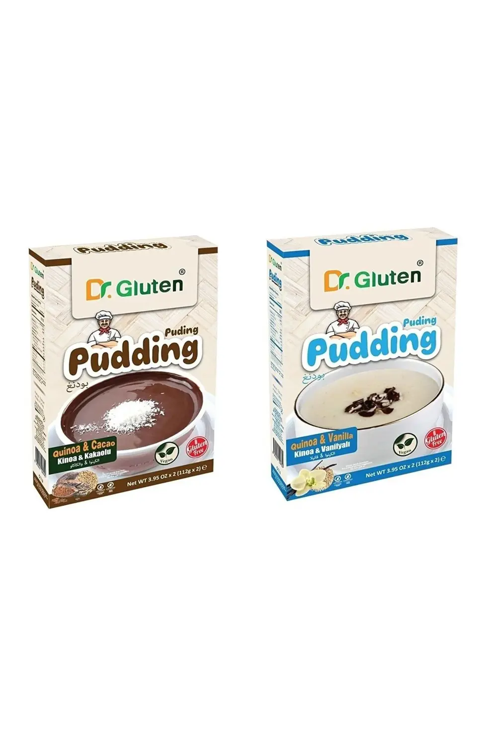 Glutensiz Puding 2'li Kampanya (kinoalı Vanilyalı Ve Kinoalı Kaka