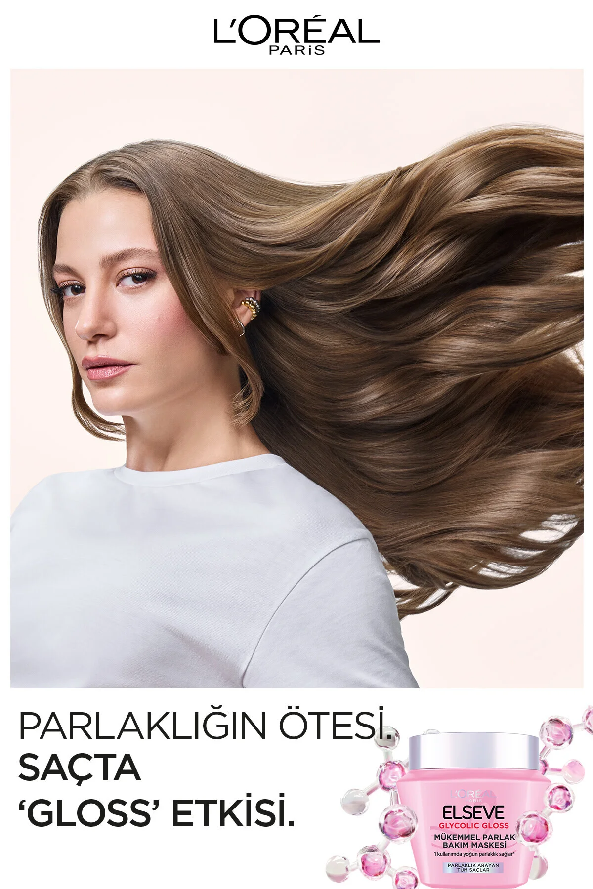 Glycolic Gloss Mükemmel Parlaklık Veren Saç Bakım Maskesi 300ml