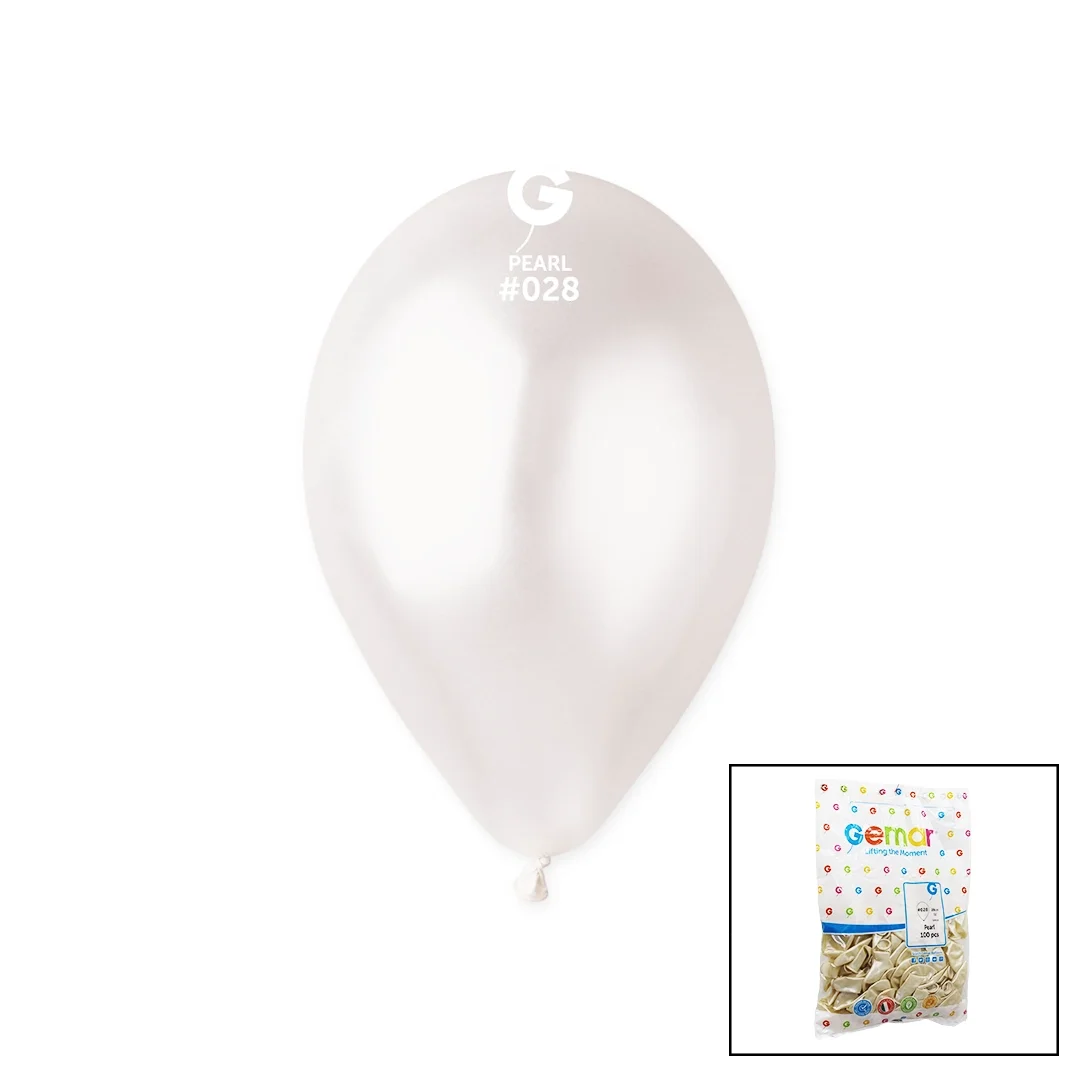 Gm-110-28 Metalik - Beyaz Balon 11&amp;apos;&amp;apos; - 28cm - 100 Parça Bx40 Fiyatı, Yorumları ve Özellikleri