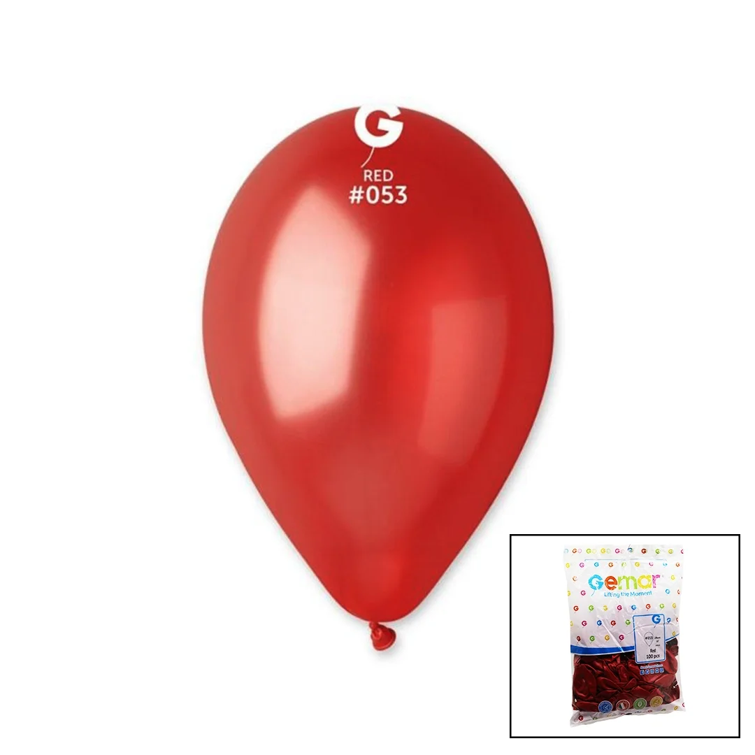 Gm-110-53 Metalik - Kırmızı Balon 11&amp;apos;&amp;apos; - 28cm - 100 Parça Bx40 Fiyatı, Yorumları ve Özellikleri