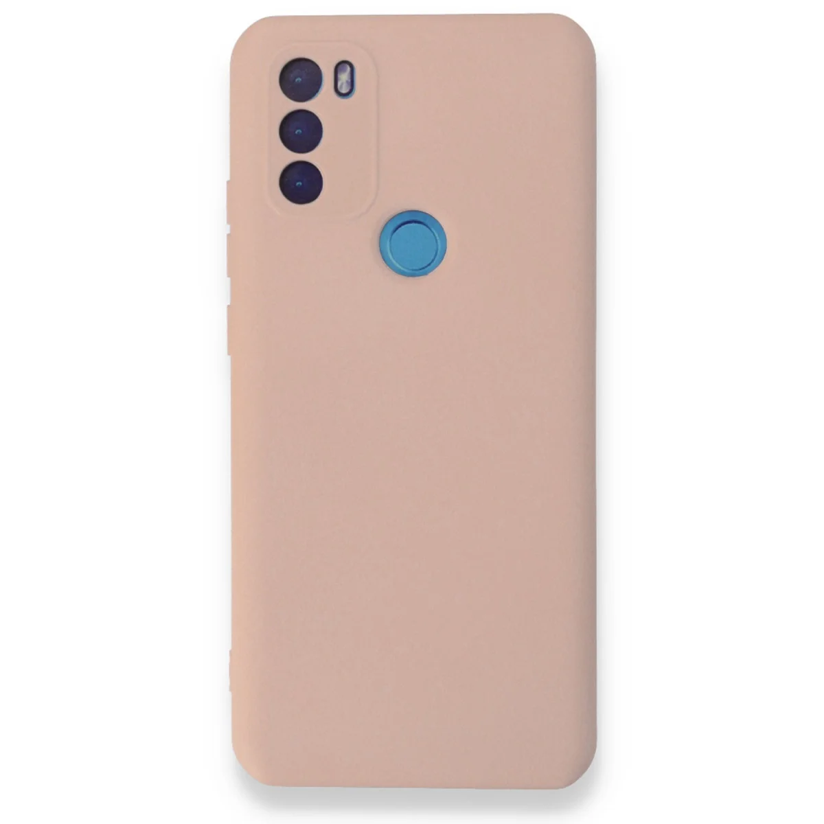 GM 21 Plus Nano İçi Kadife Silikon Kılıf - Pudra