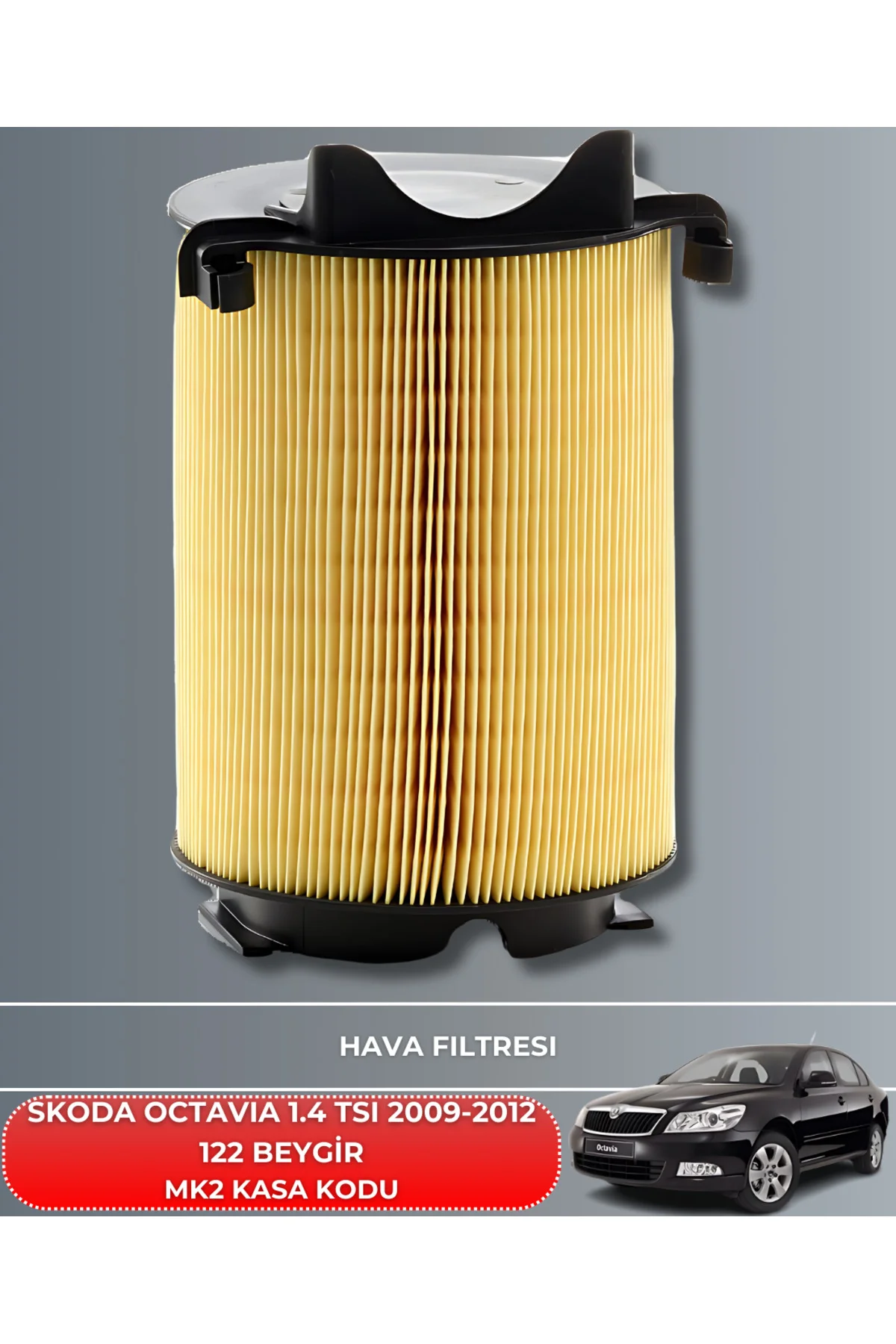 GM 5W30 4LT +SKODA OCTAVIA 1.4 TSI 2009-2010-2011-2012 122 BEYGİR FİLTRE - YAĞ BAKIM SETİ