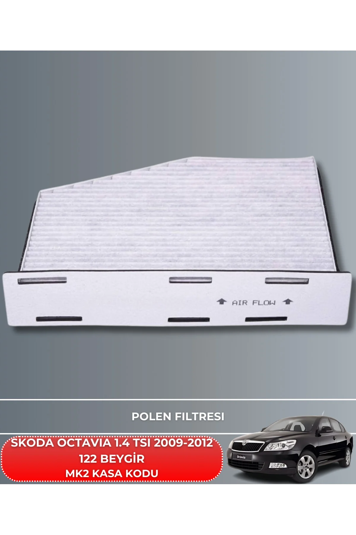 GM 5W30 4LT +SKODA OCTAVIA 1.4 TSI 2009-2010-2011-2012 122 BEYGİR FİLTRE - YAĞ BAKIM SETİ