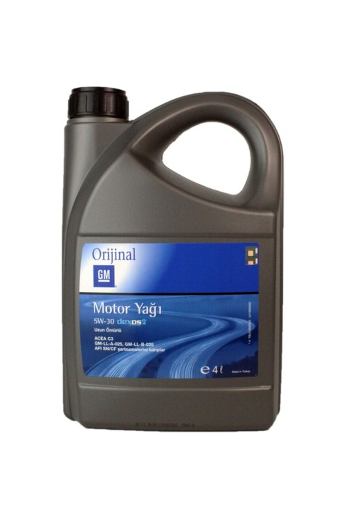 GM SAE 5W30 Dexos 2 4 LT Tam Sentetik Motor Yağı