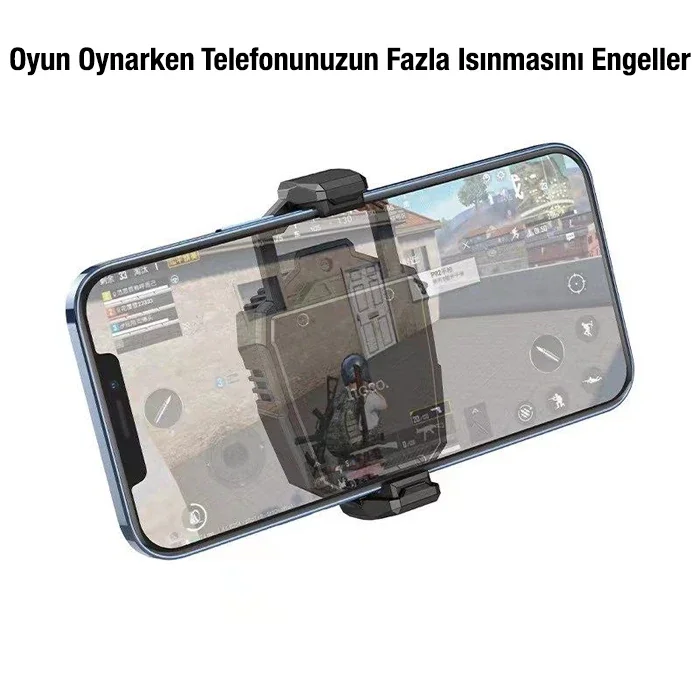 GM10 Hava Soğutmalı Cep Telefon Soğutucu Fan - Oyun Isınmasına Son