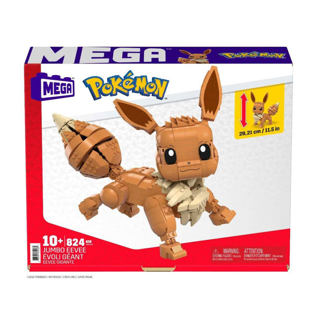 GMD34 MEGA™ Pokémon™ Jumbo Eevee 824 parça +10 yaş GMD34 MEGA™ Pokémon™ Jumbo Eevee 824 parça +10 yaş