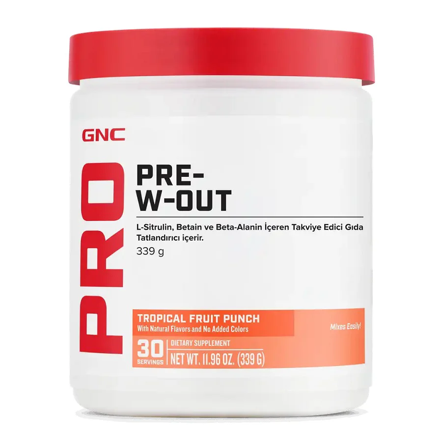 GNC Pro Pre-W-OUT – 339 g GNC Pro Pre-W-OUT – 339 g