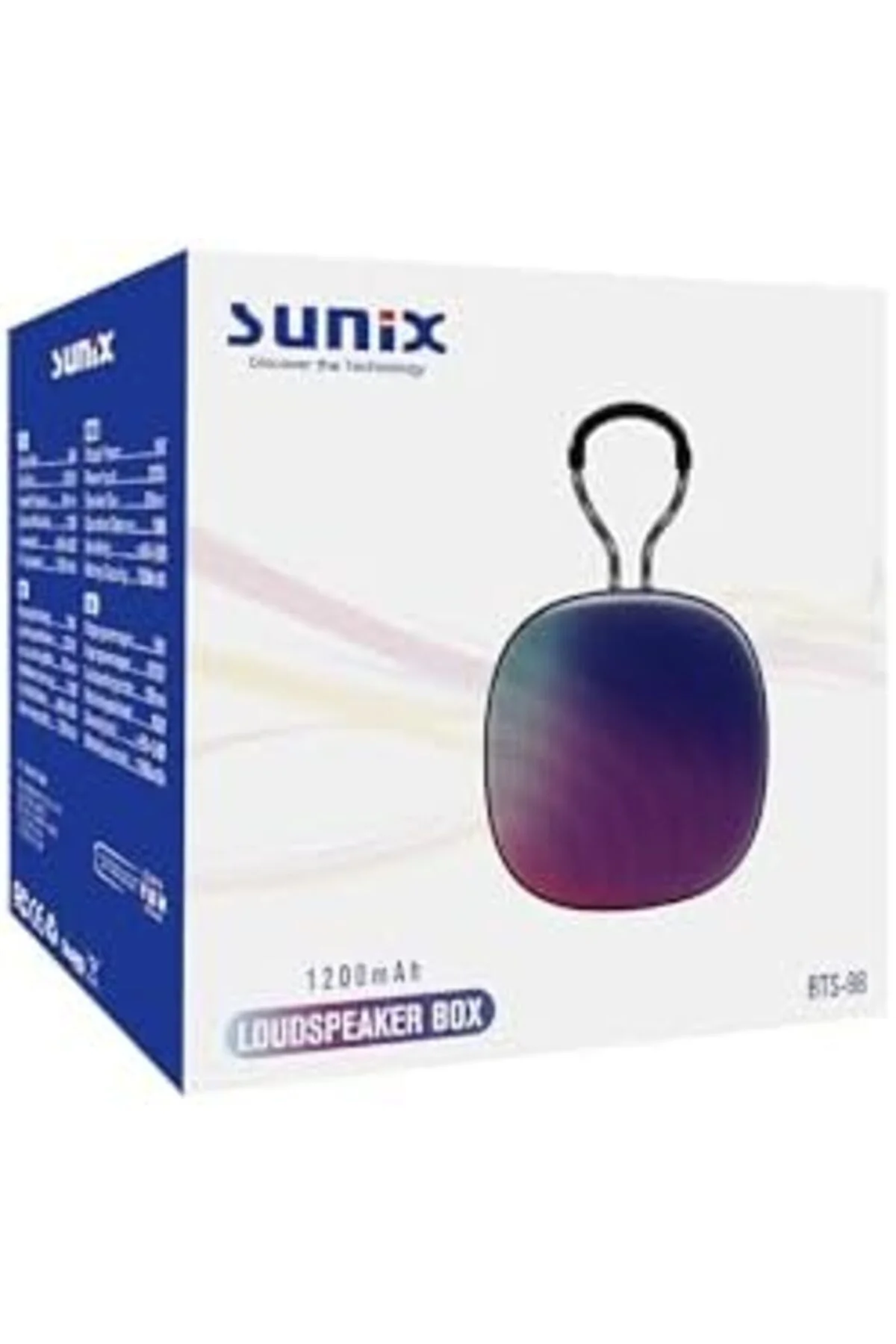 gnyshop 1200 Mah 5W Taşınabilir Kancalı Bluetooth Hoparlör BTS-98