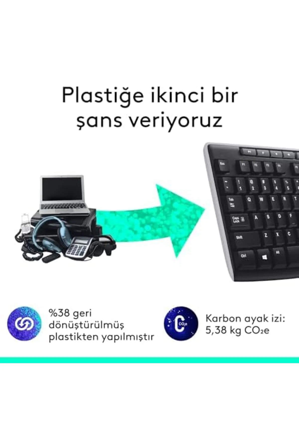gnyshop K270 Kablosuz Klavye, Tuş Takımı, Sıvı Dökülmesine Dayanı