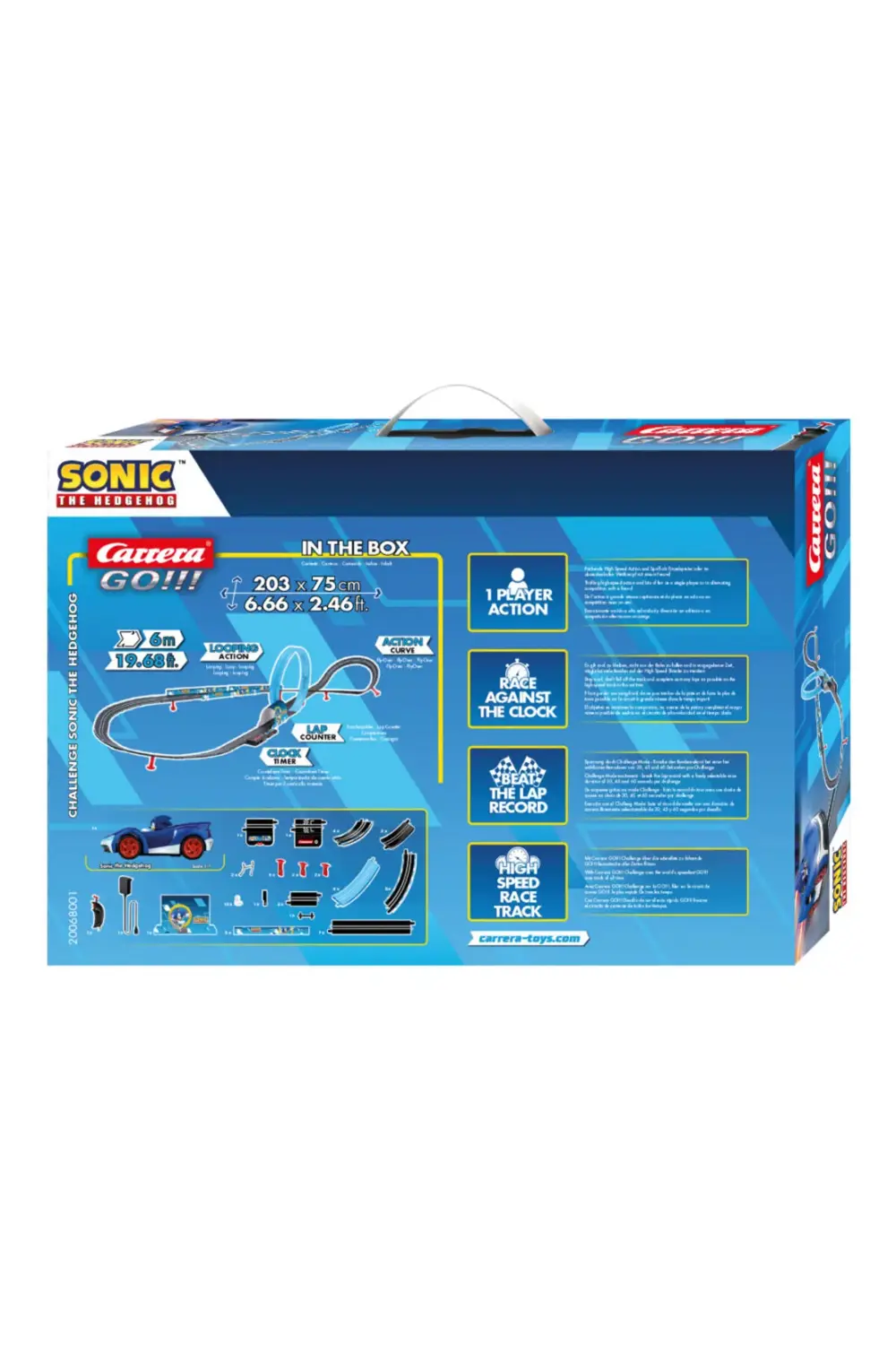 Go Challenge Sonic Tek Kişilik Yarış Pisti 68001