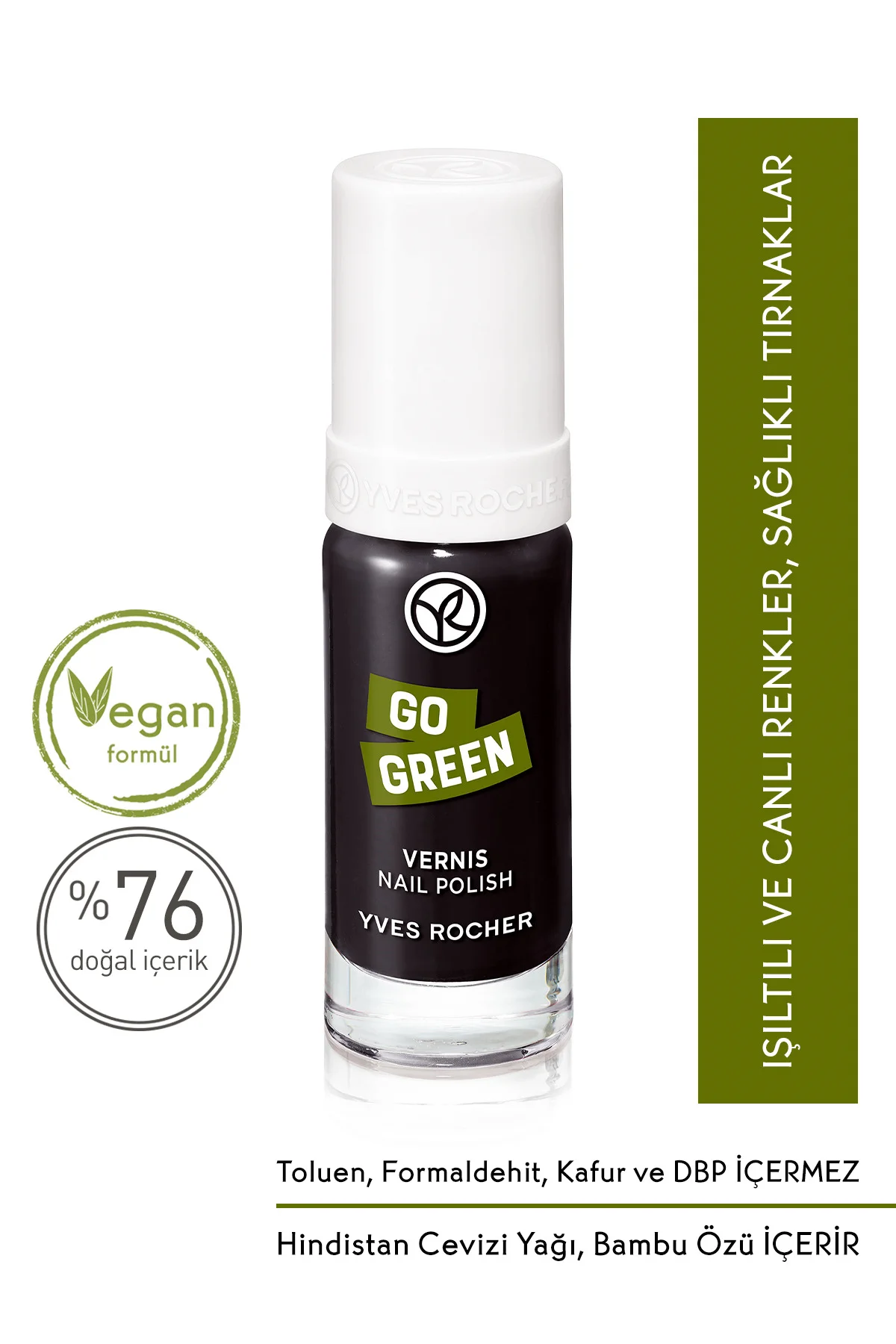 Go Green Oje -32. Siyah - 5 Ml-86229