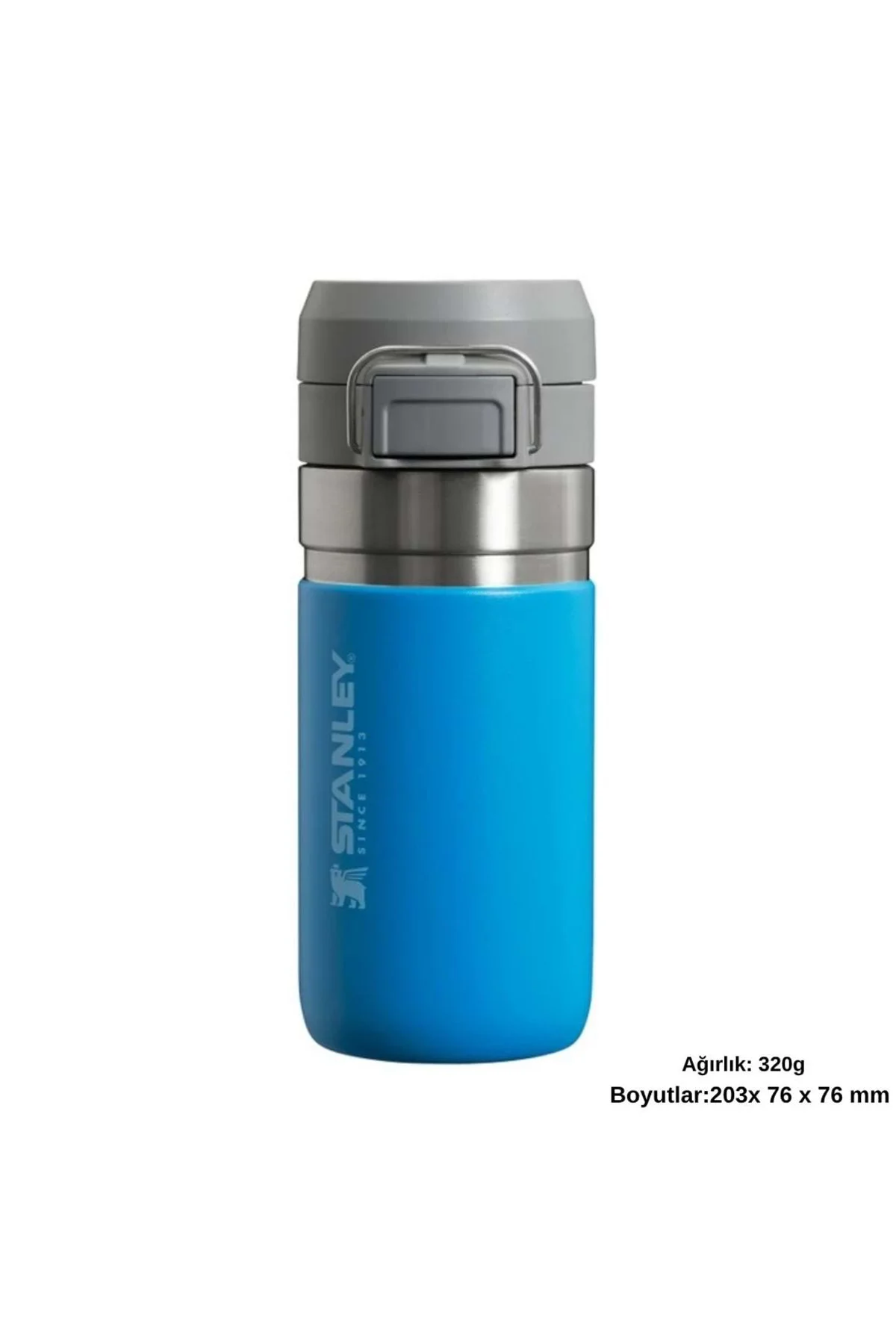 Go Quick Flip Water Bottle 0.47L Termos Kupa Bardak Matara MAVİ