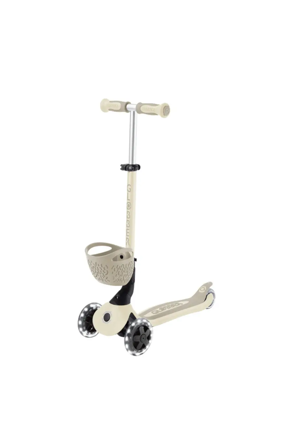 Go Up Baby 360 Işıklı Scooter - Koyu Bej