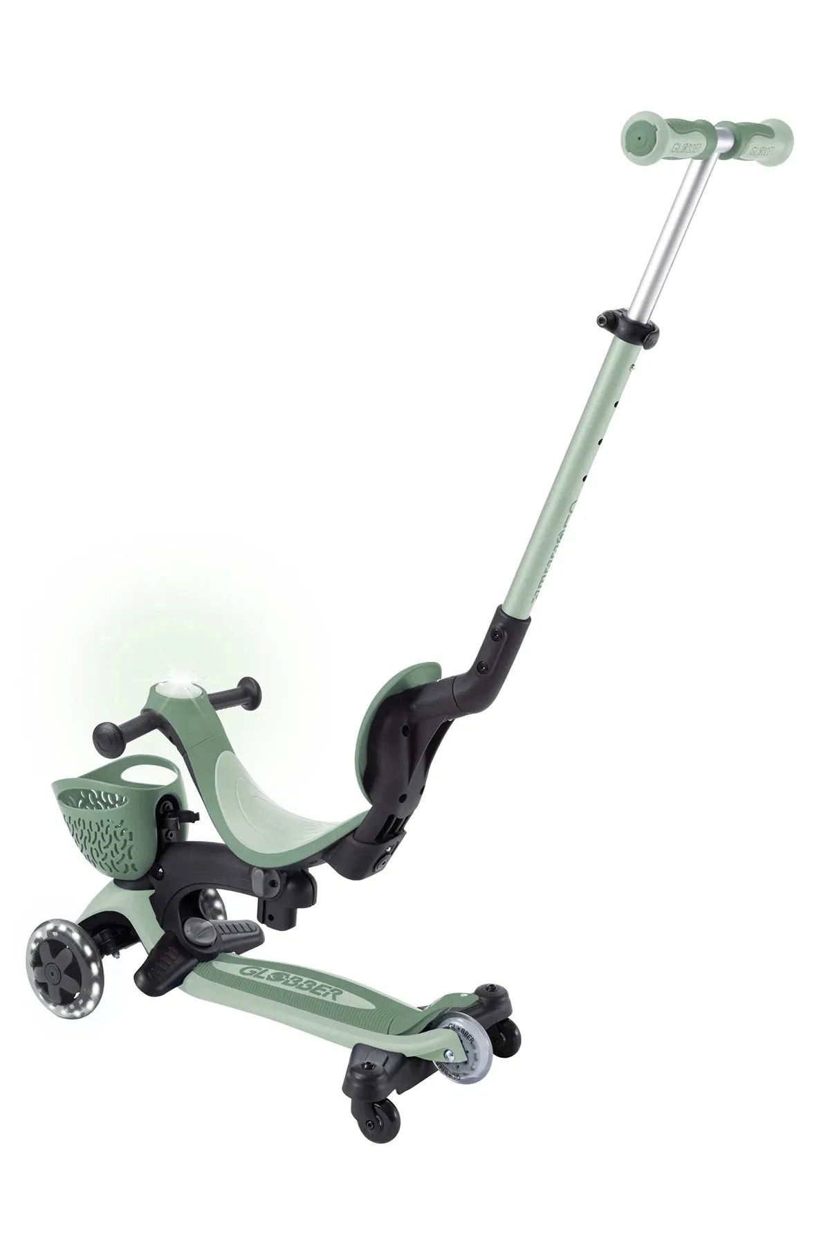 Go Up Baby 360 Scooter (ışıklı) Zeytin Yeşili