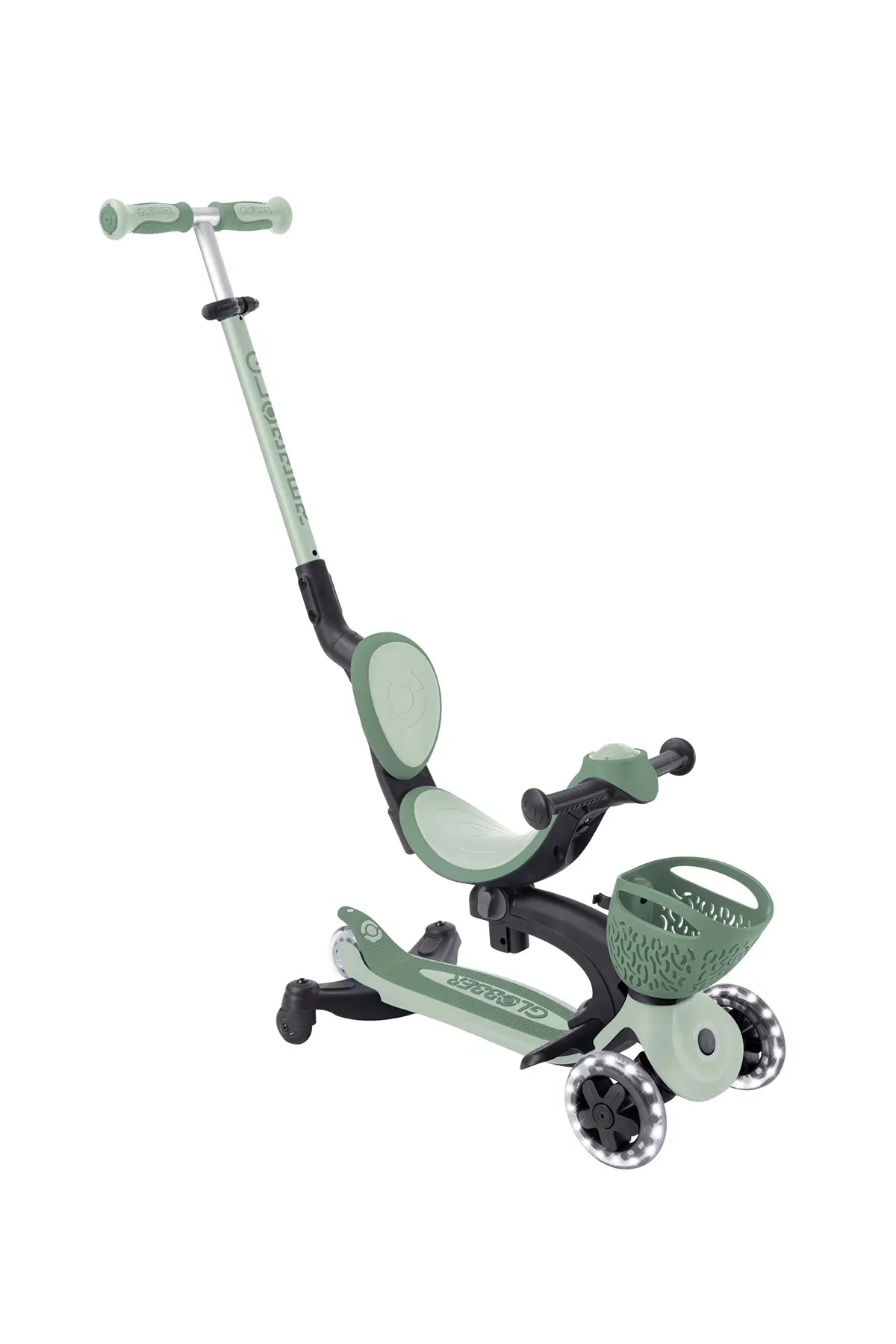 Go Up Baby 360 Scooter (ışıklı) Zeytin Yeşili
