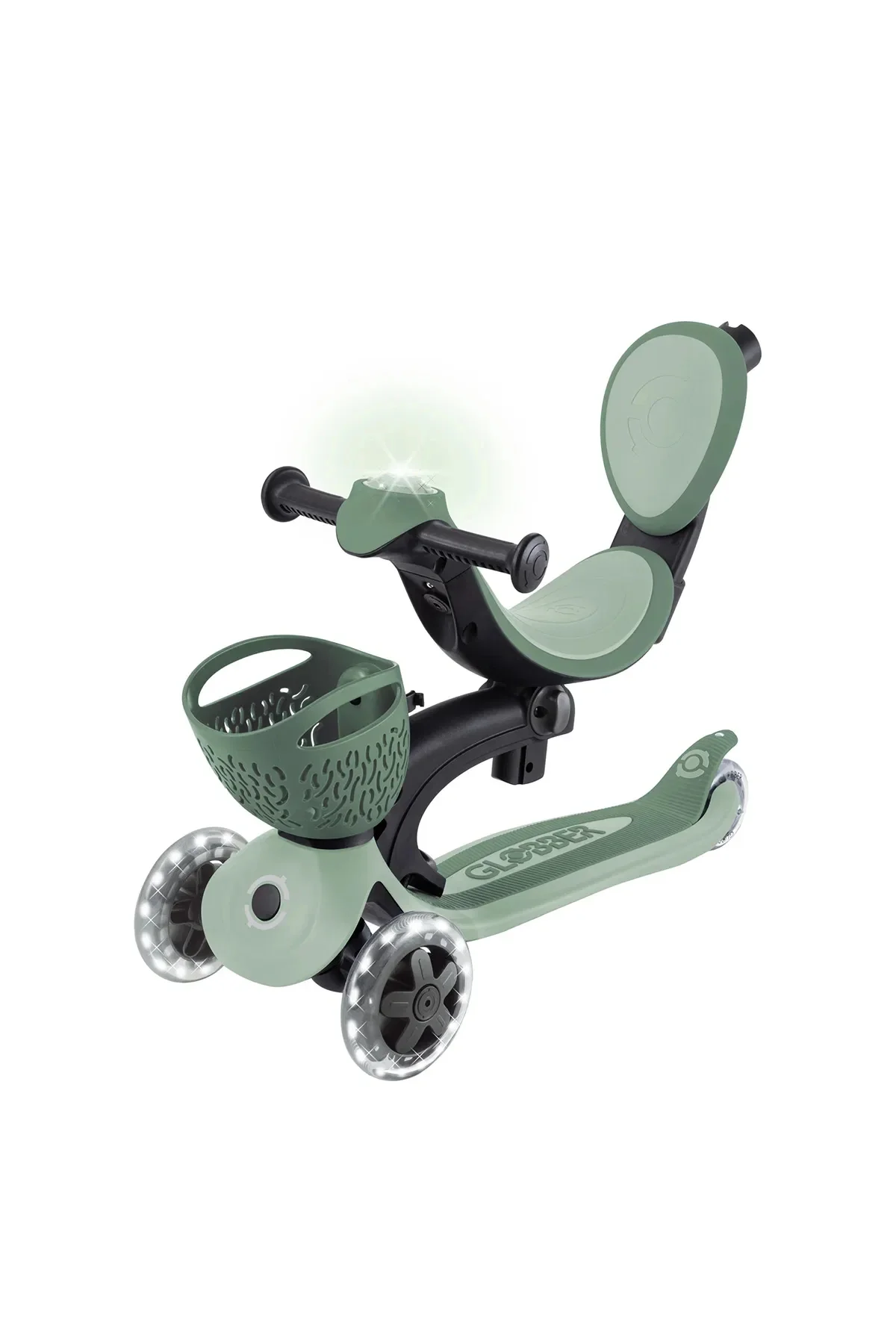 Go Up Baby 360 Scooter (ışıklı) Zeytin Yeşili