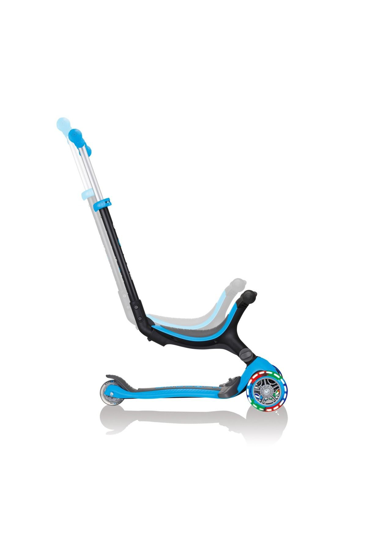 Go Up Foldable Plus Işıklı Scooter - Mavi