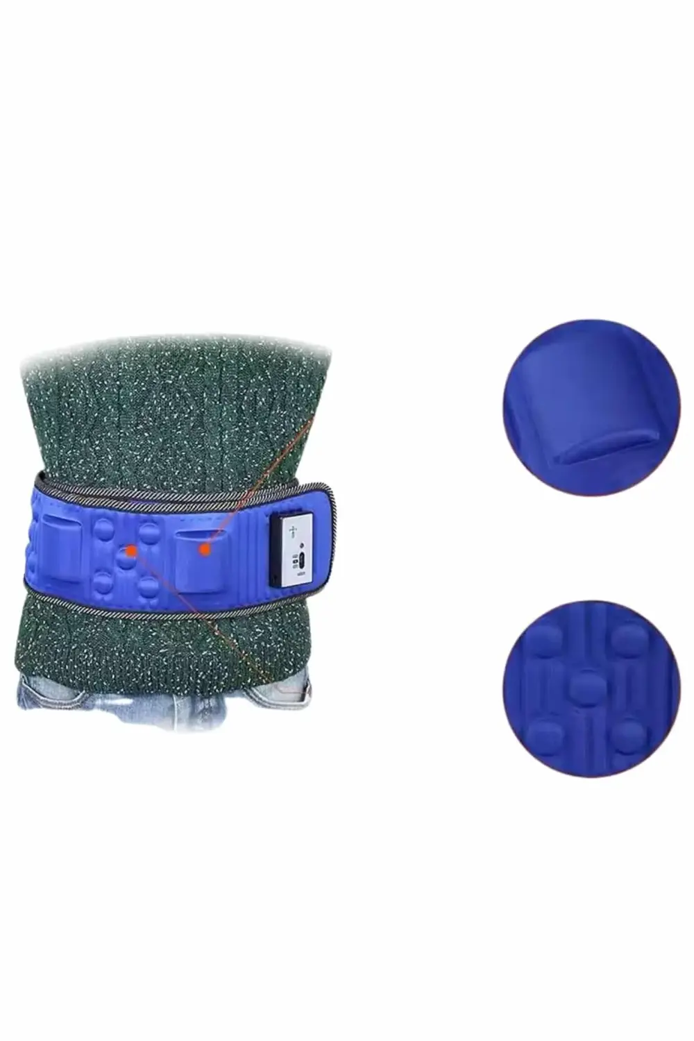 Göbek eritme kemeri 5 motorlu Göbek Eritme Aleti Korsesi Eritme