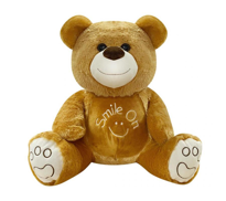 İhtiyaçavm Göbekli Ayi 40 Cm Kahverengi Pelüş Ayi Çocuk Oyuncak