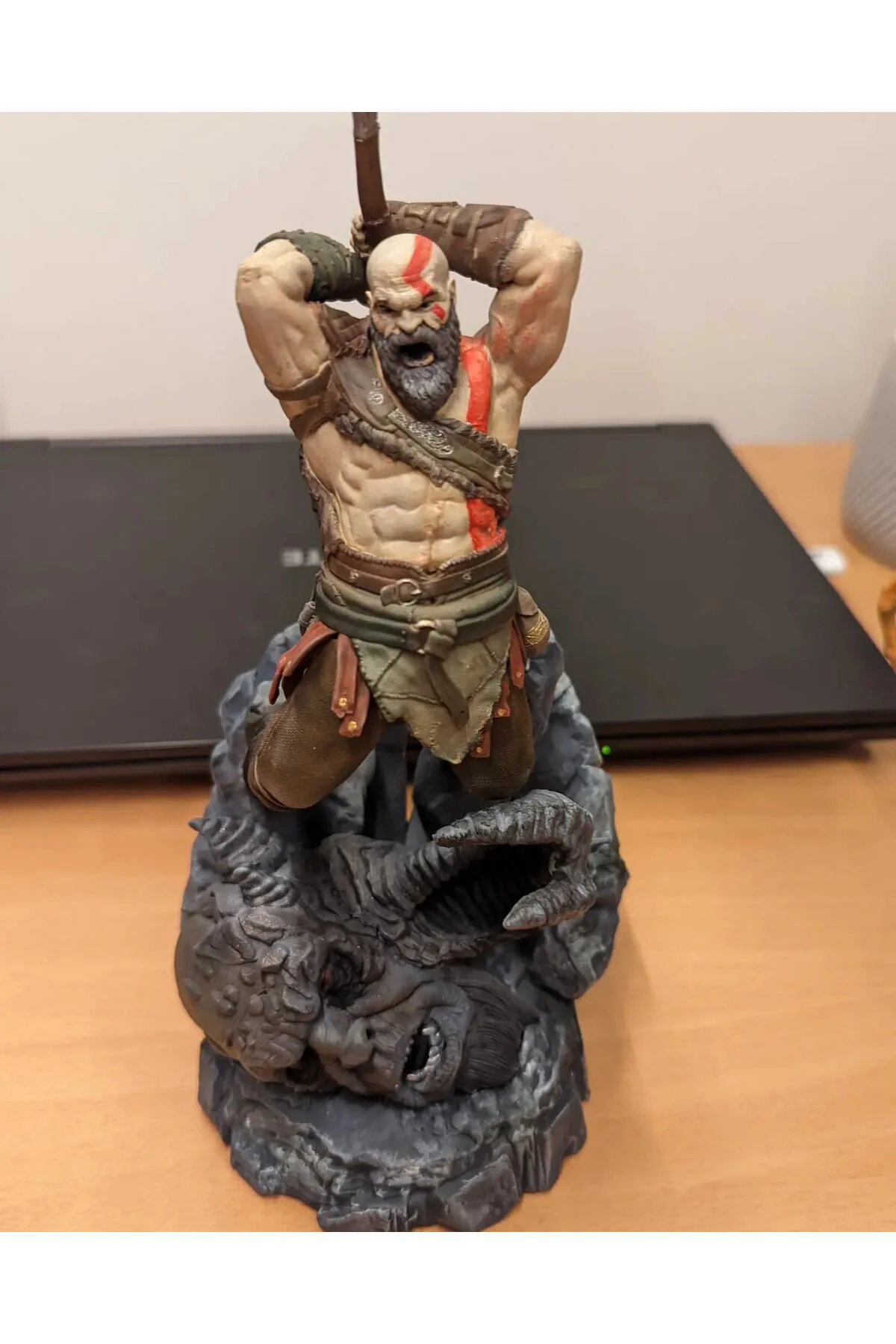 God of War Kratos Figür God of War Öfkeli Kratos Obje 25CM Büyük Boy