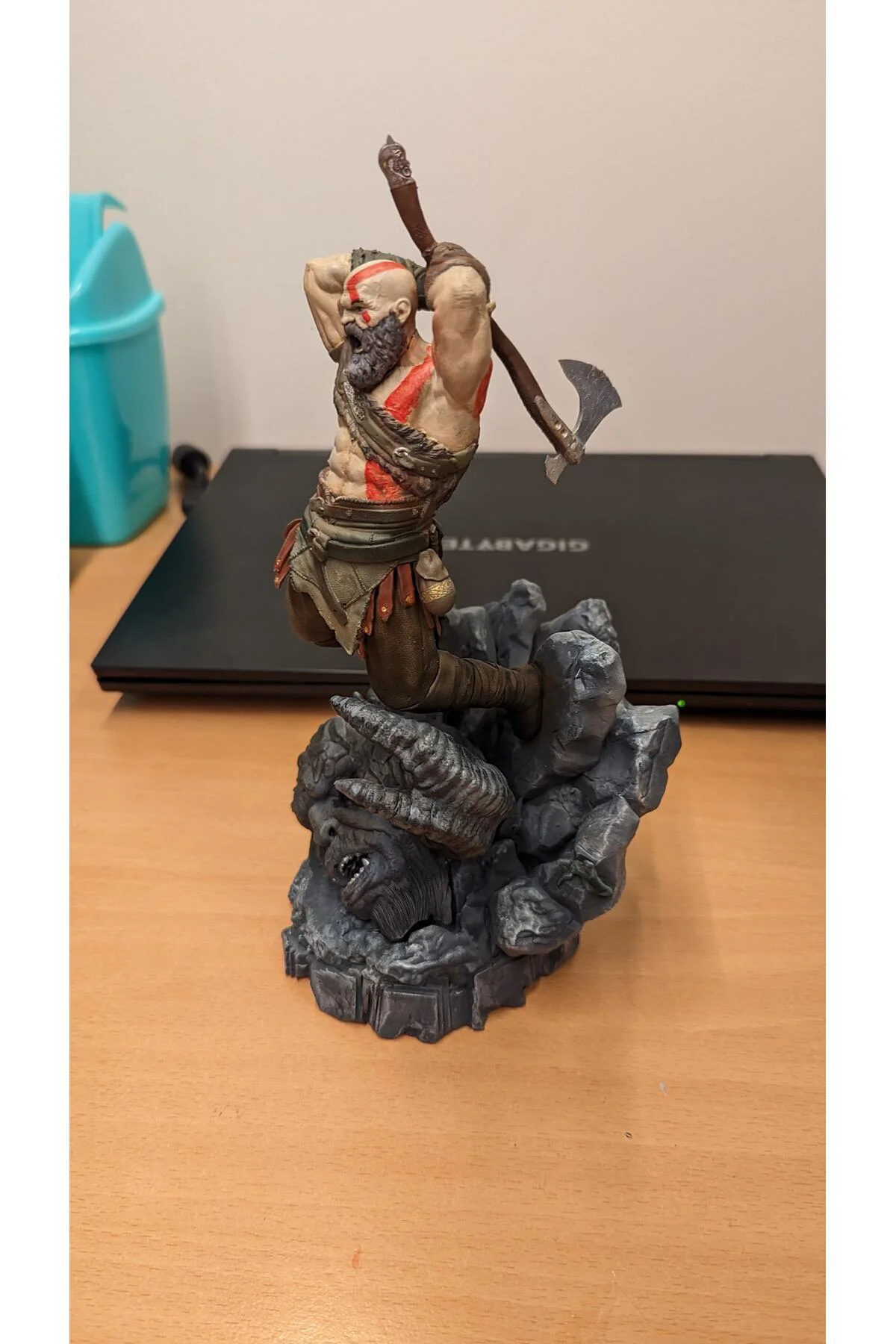 God of War Kratos Figür God of War Öfkeli Kratos Obje 25CM Büyük Boy