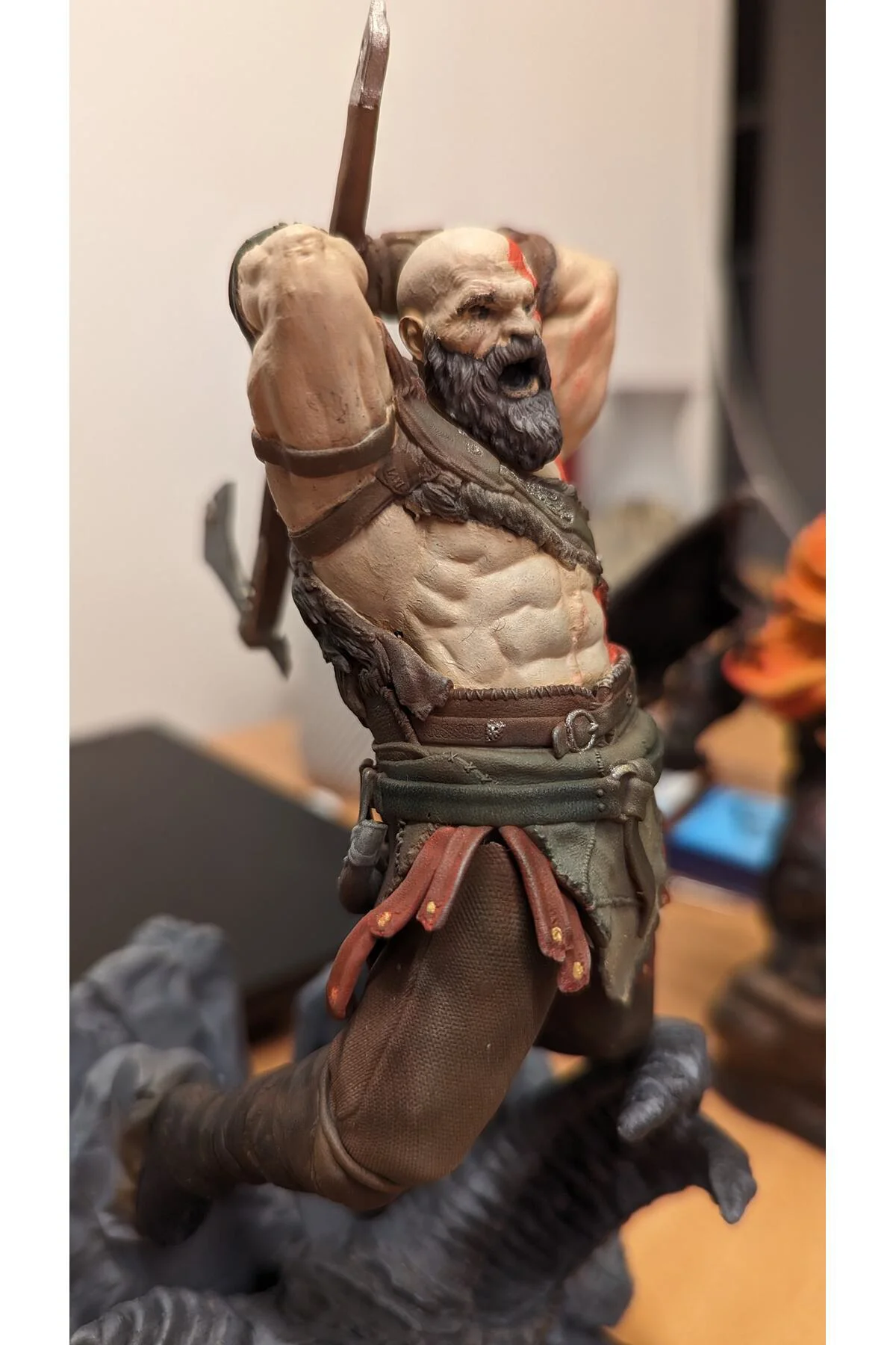 God of War Kratos Figür God of War Öfkeli Kratos Obje 25CM Büyük Boy