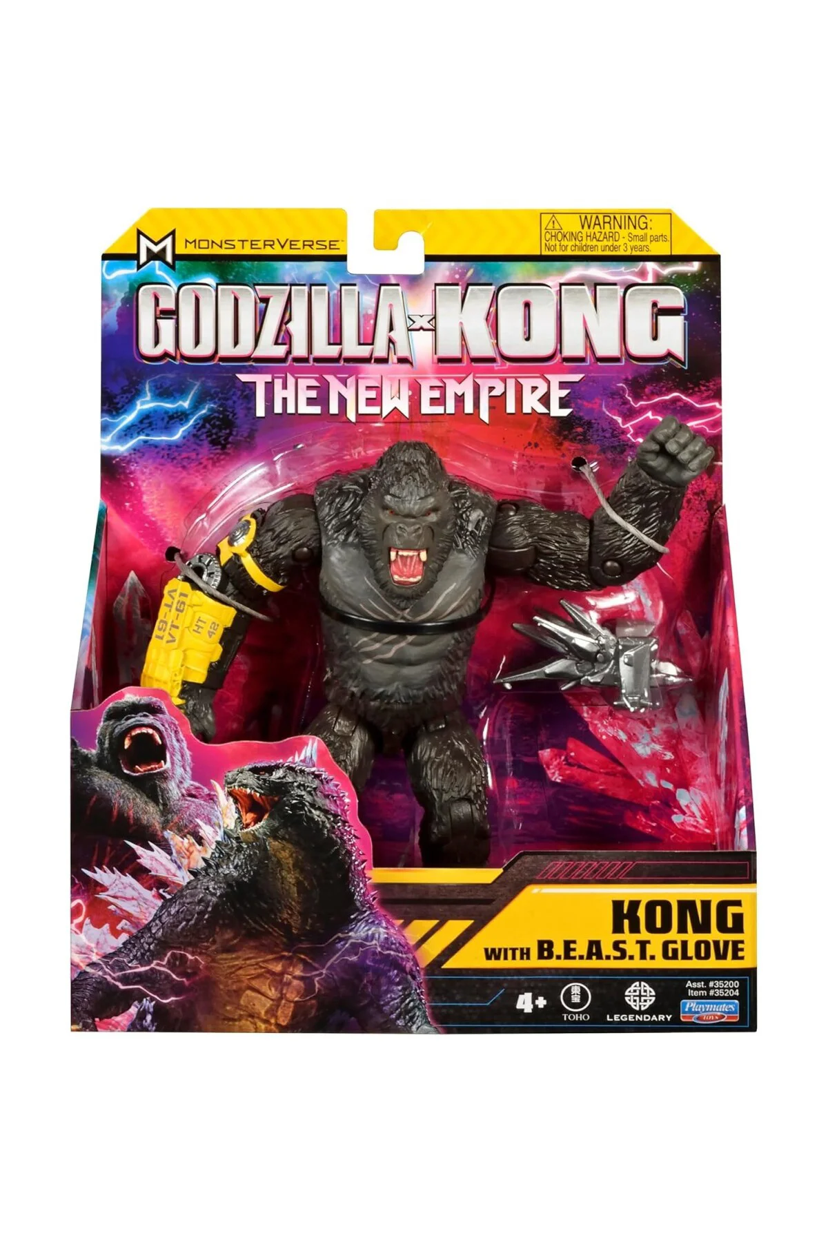 Godzilla x Kong Aksiyon Figürü 15 Cm Kong With B.E.A.S.T. Glove