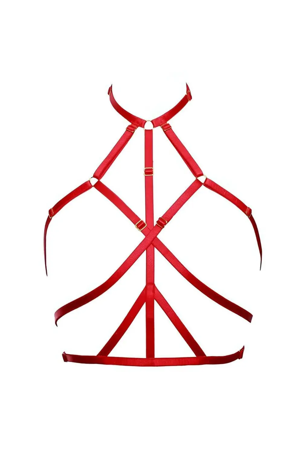 Göğsü Saran Şık Lastik Harness - Brf148