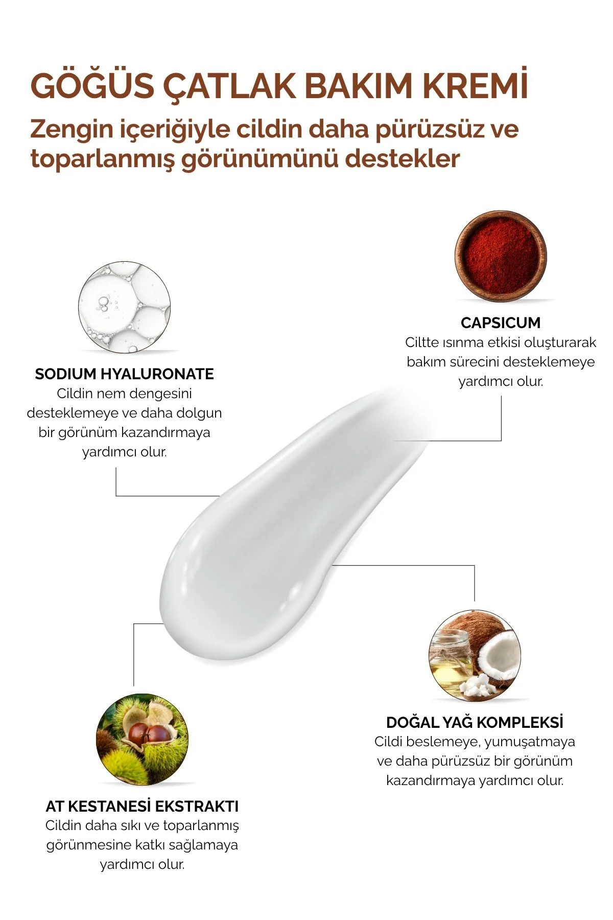 Göğüs Çatlak & Sıkılaştırıcı Bakım Kremi, Toparlayıcı Etkili Çatl