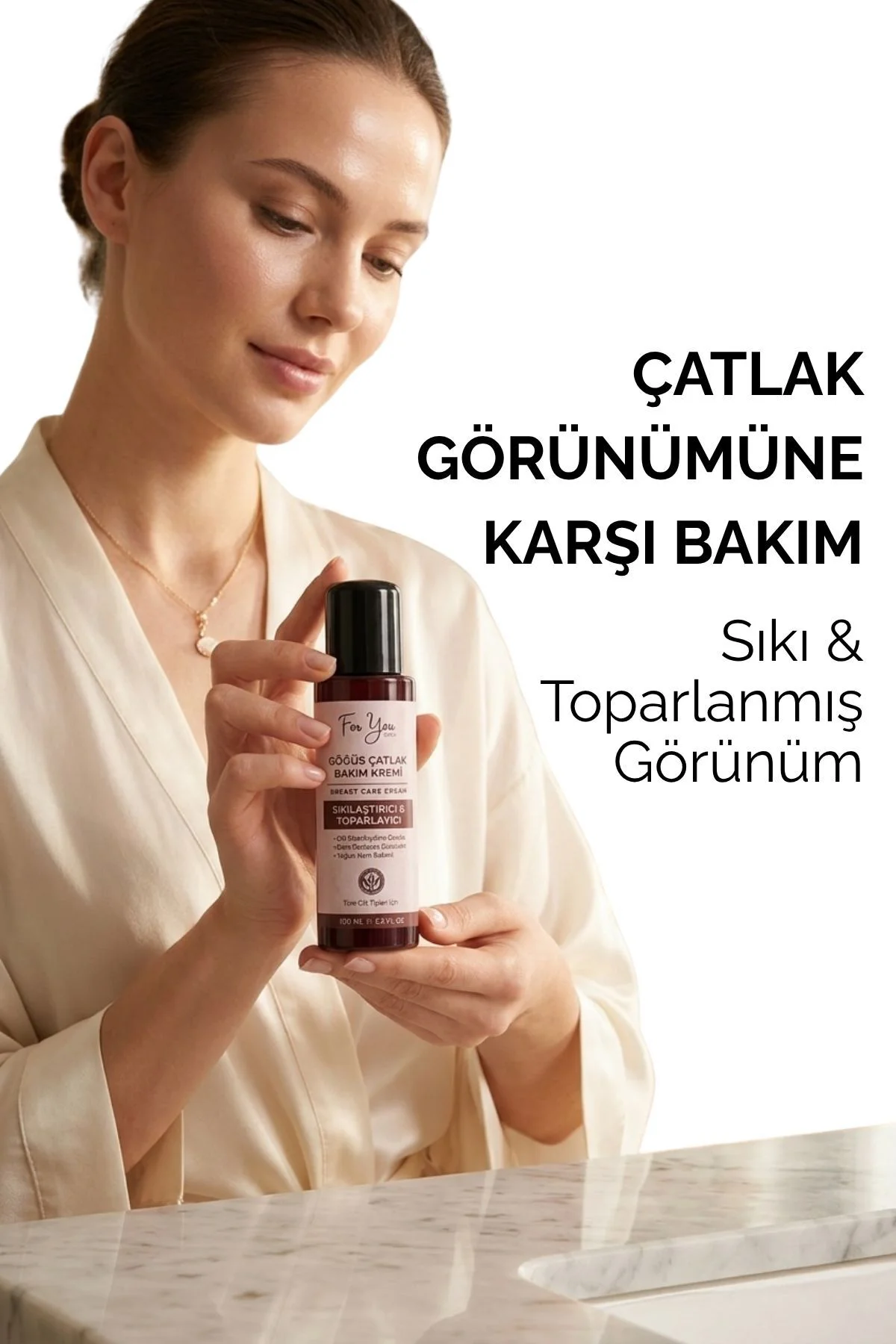 Göğüs Çatlak & Sıkılaştırıcı Bakım Kremi, Toparlayıcı Etkili Çatl