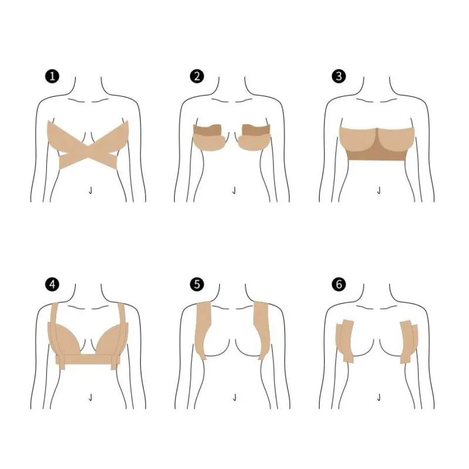 Göğüs Dikleştirme Bandı S Beden 2.5 Cm 5 Mt Göğüs Dikleştirme Bandı S Beden 2.5 Cm 5 Mt
